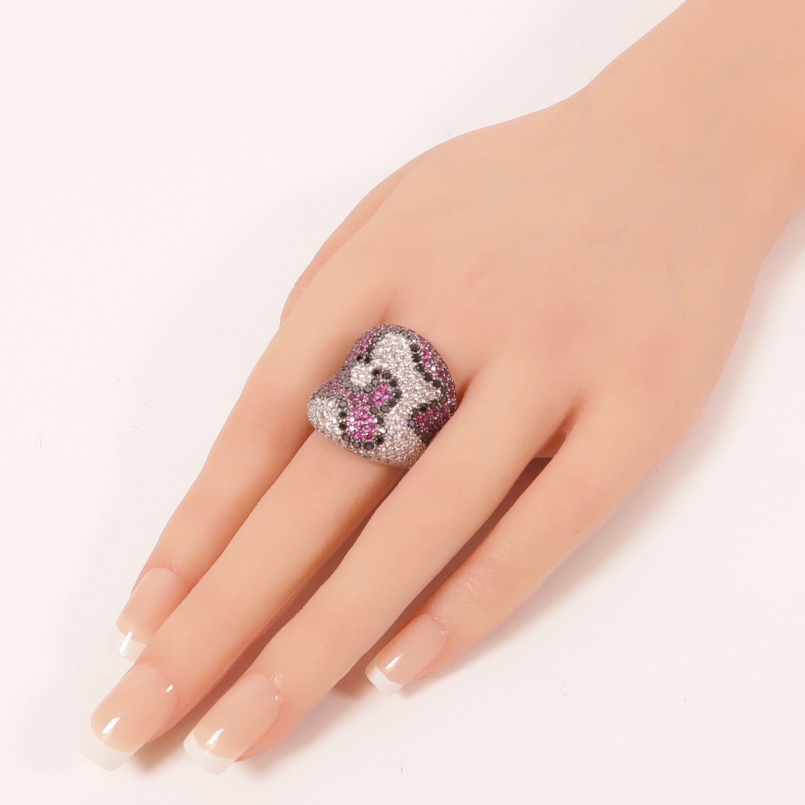 JEWELRY 18K白金Diamond Ring3.65ct鑽石/2.22ct鑽石戒指US#7.75