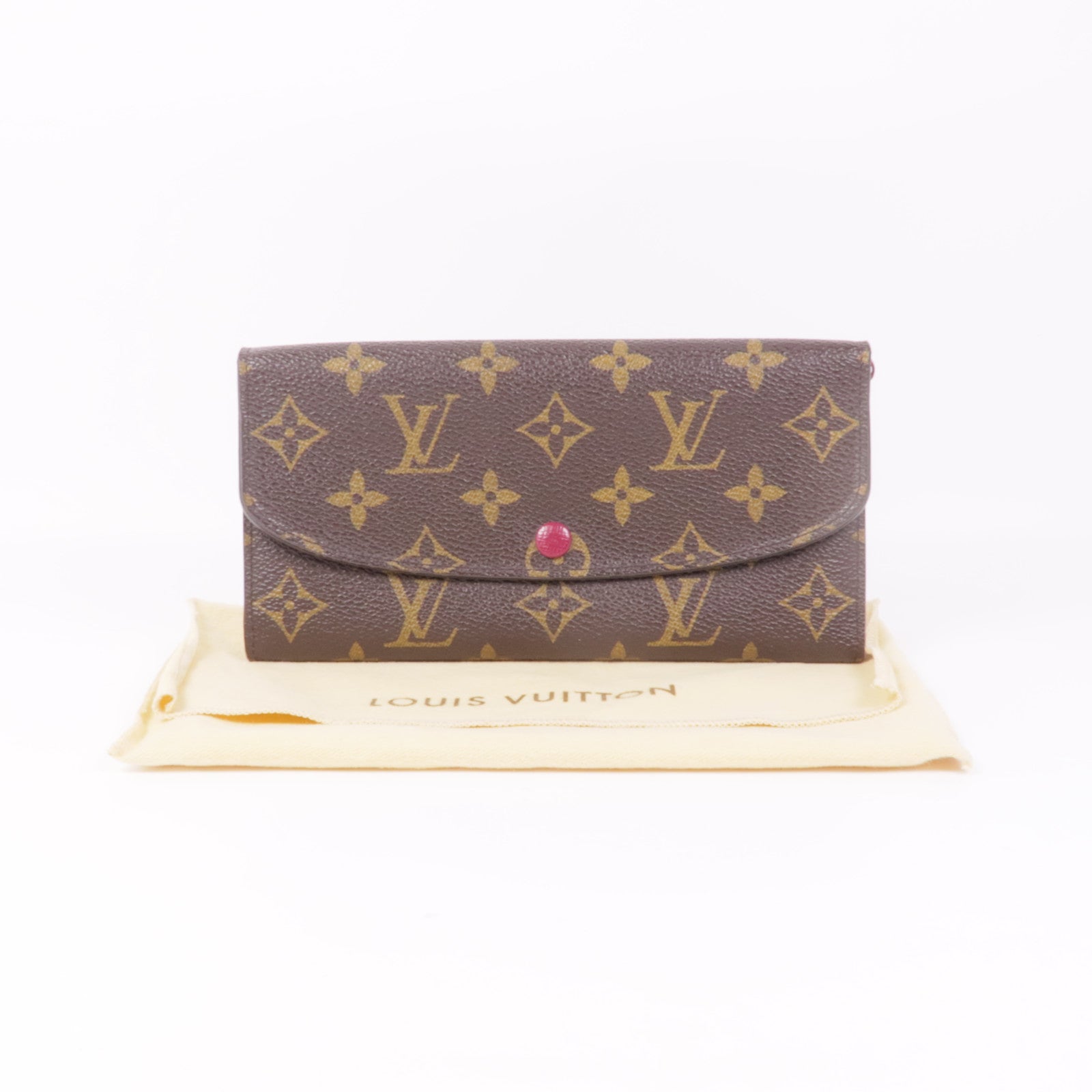 LOUIS VUITTON Monogram Emilie Long Wallet金扣長錢包