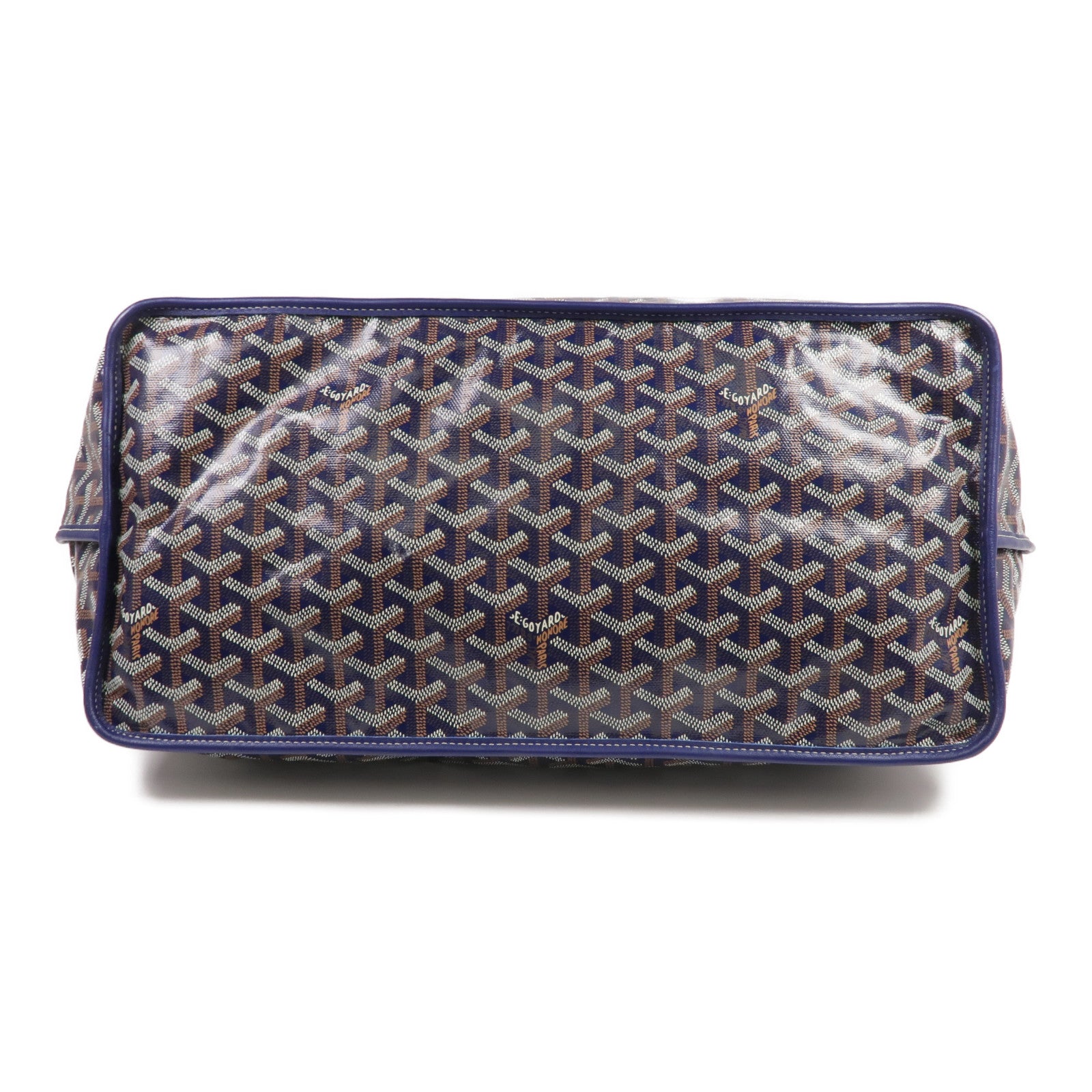 GOYARD 塗層帆布Anjou GM銀扣手挽袋