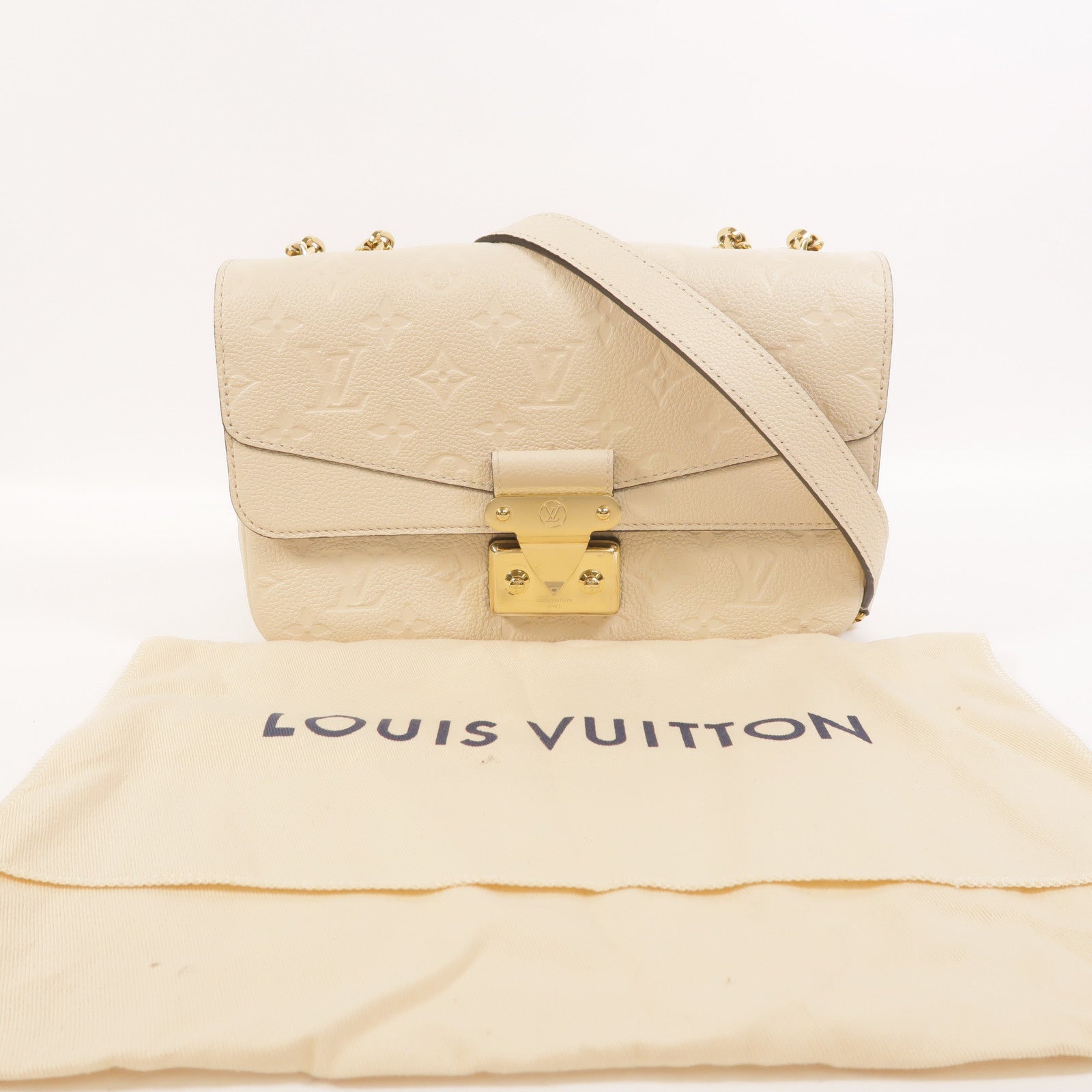 LOUIS VUITTON Monogram Empreinte Marceau鏈帶肩背袋
