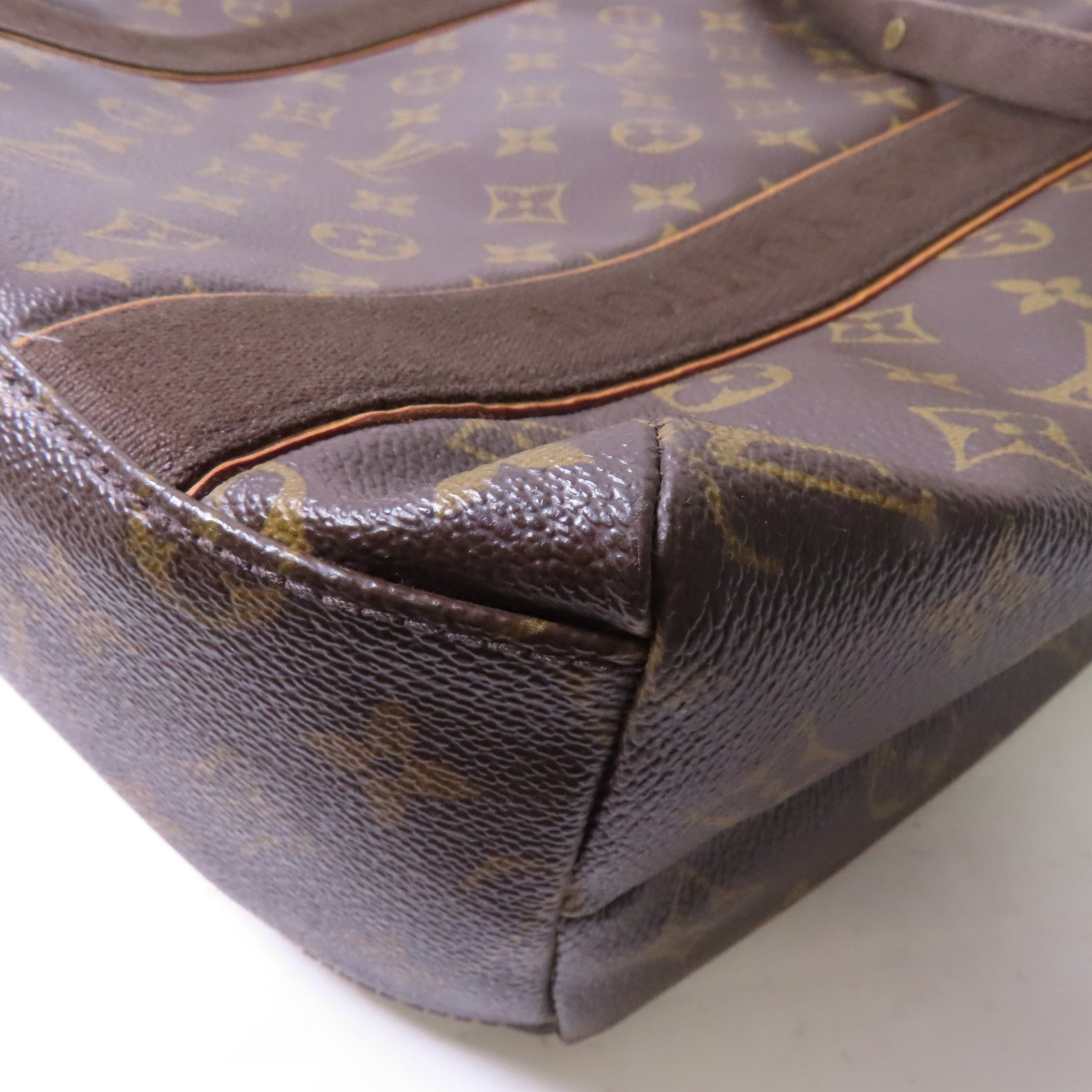 LOUIS VUITTON 【激減優惠】Monogram Beaubourg金扣手挽袋啡色