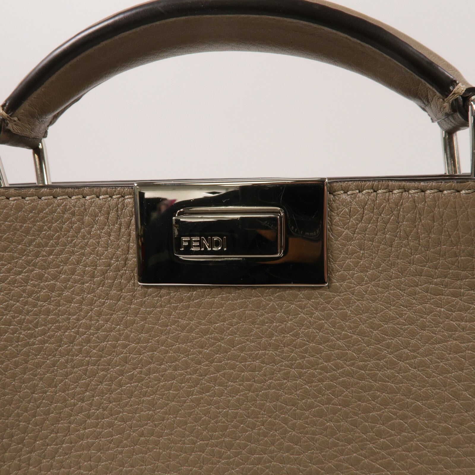 FENDI 牛皮皮革Peekaboo ISeeU Small手挽肩背兩用袋