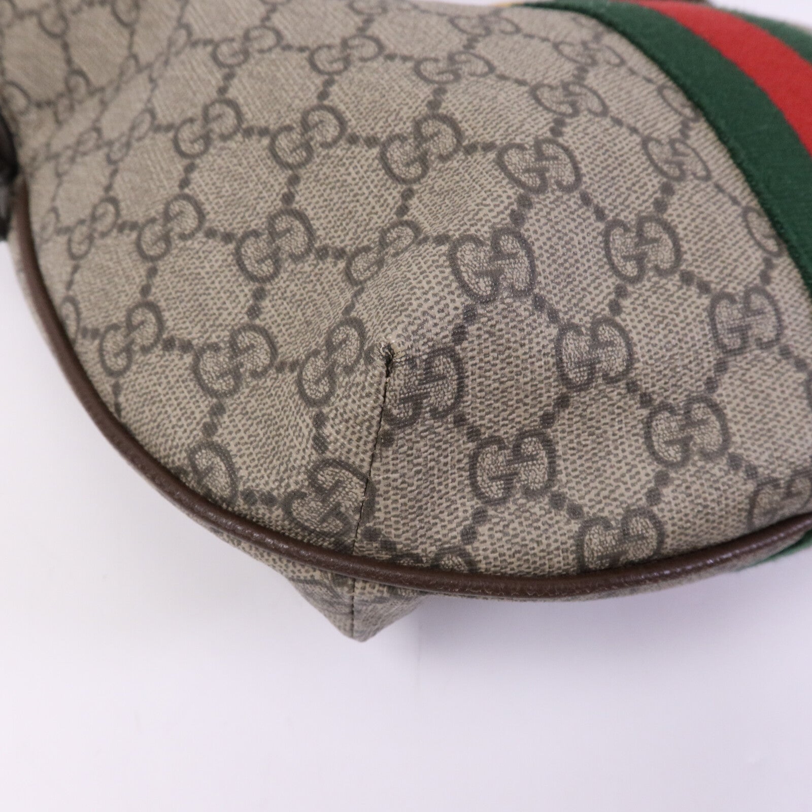 GUCCI 塗層帆布Ophidia金扣肩背袋