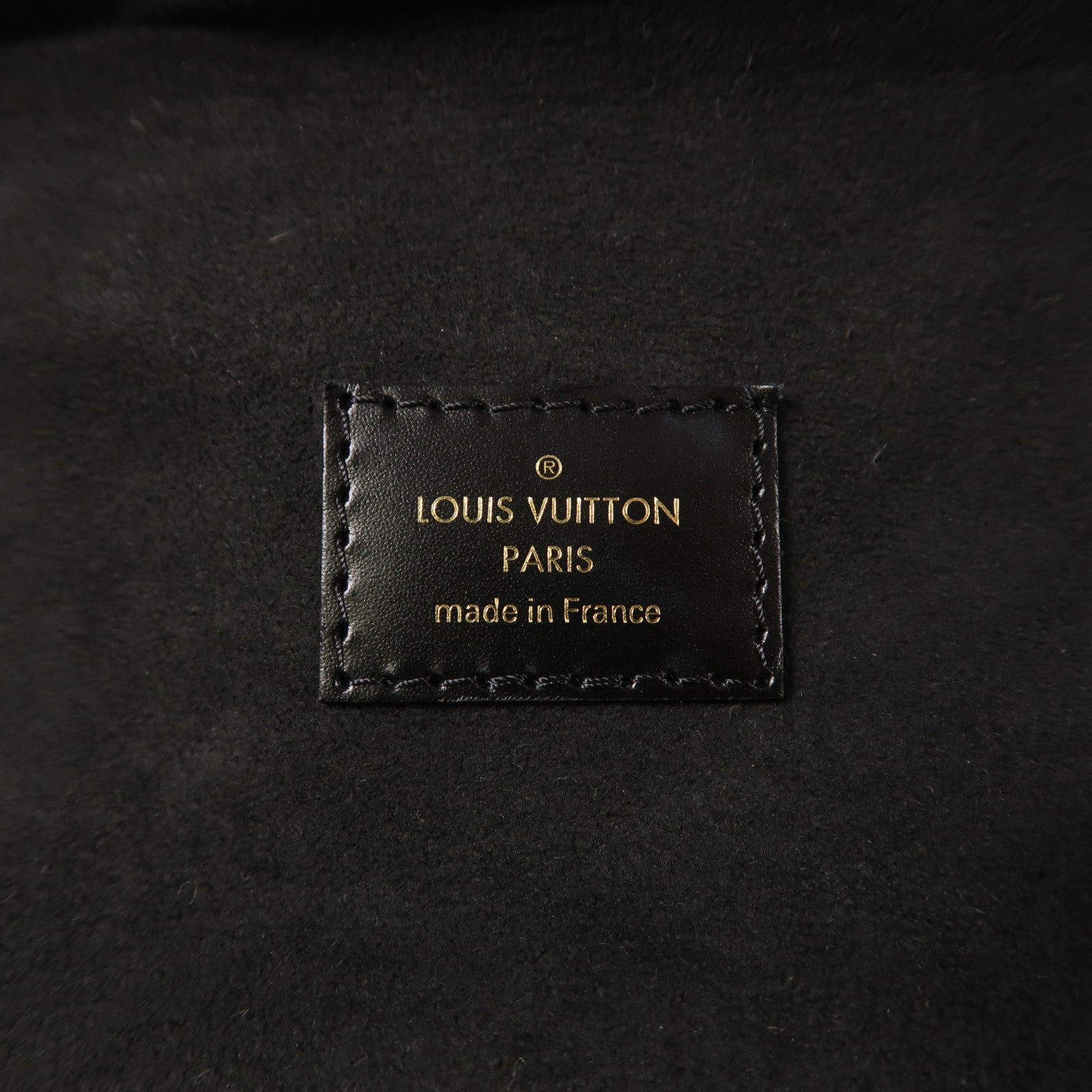 LOUIS VUITTON Monogram Reverse Vanity PM金扣手挽肩背兩用袋棕色