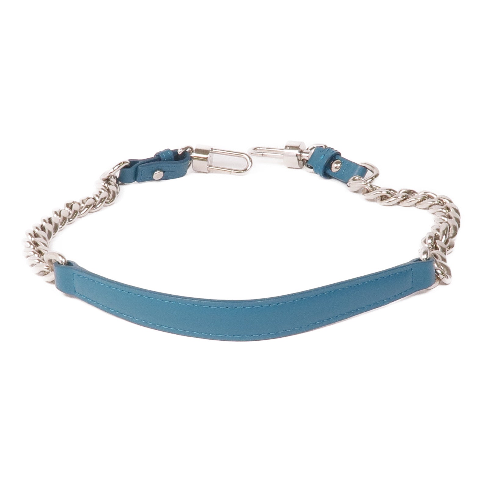 Delvaux 牛皮皮革/金屬Shoulder Strap肩帶