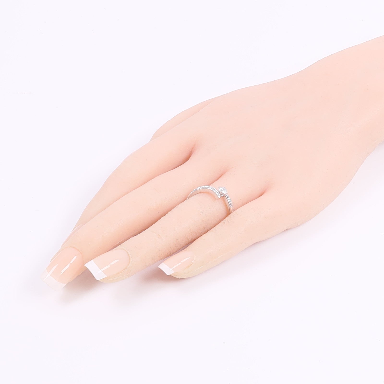 JEWELRY 18K白金Diamond Ring鑽石戒指