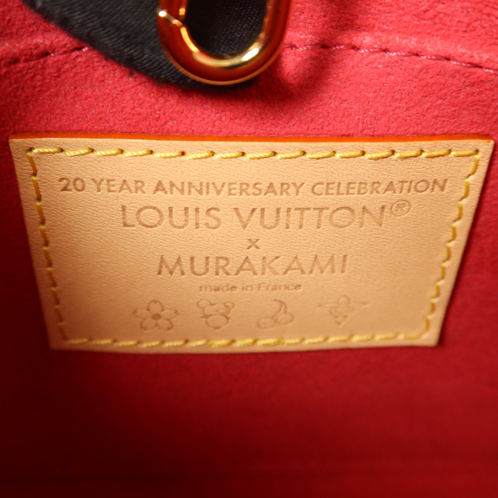 LOUIS VUITTON Monogram LV x TM On The Go BB金扣手挽肩背兩用袋