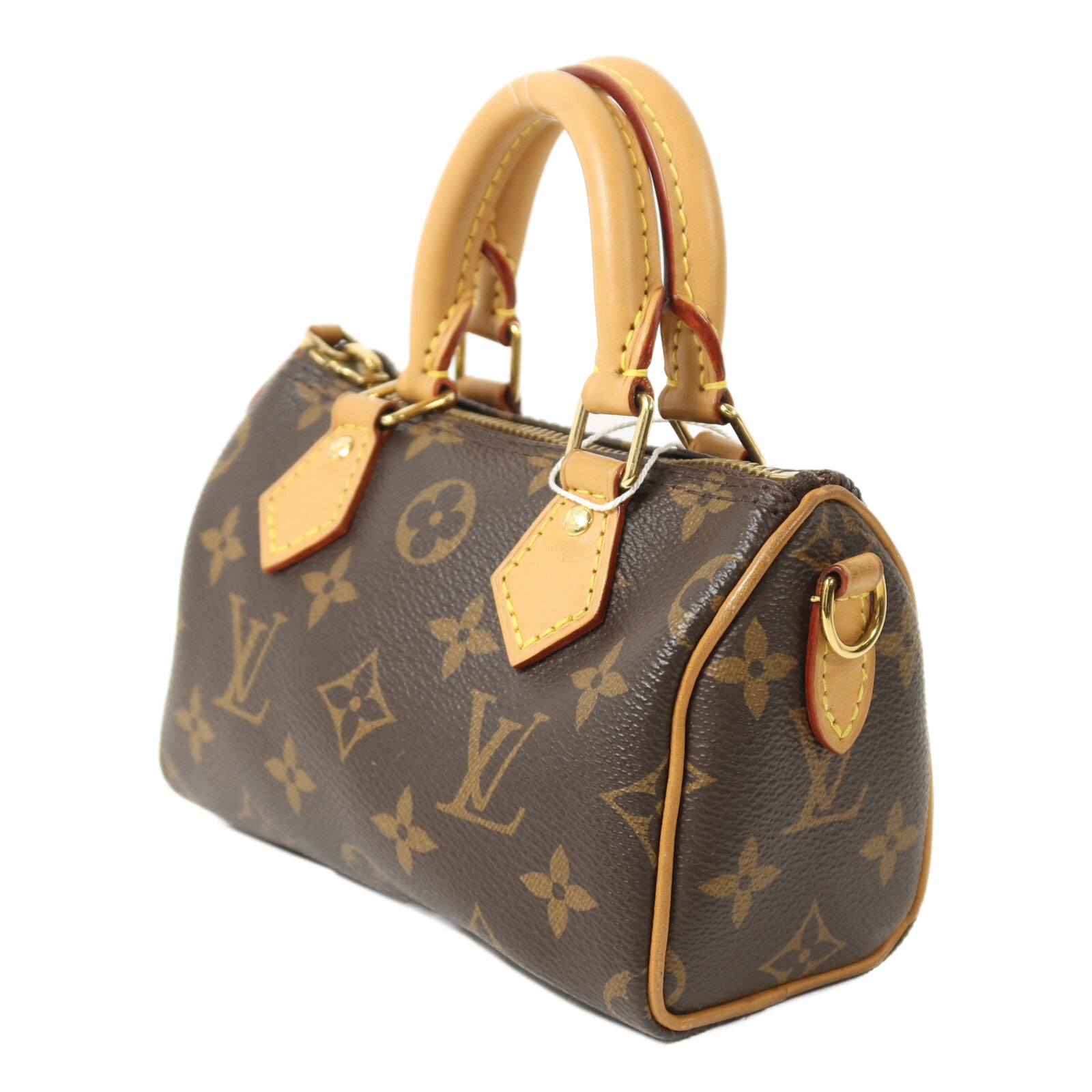 LOUIS VUITTON Monogram Nano Speedy手挽肩背兩用袋