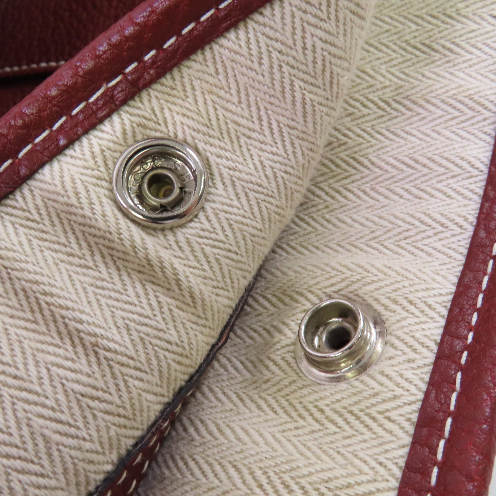 HERMES Negonda皮革Garden Party PM Tote Bag銀扣手挽袋55 Rouge H/愛馬仕紅色