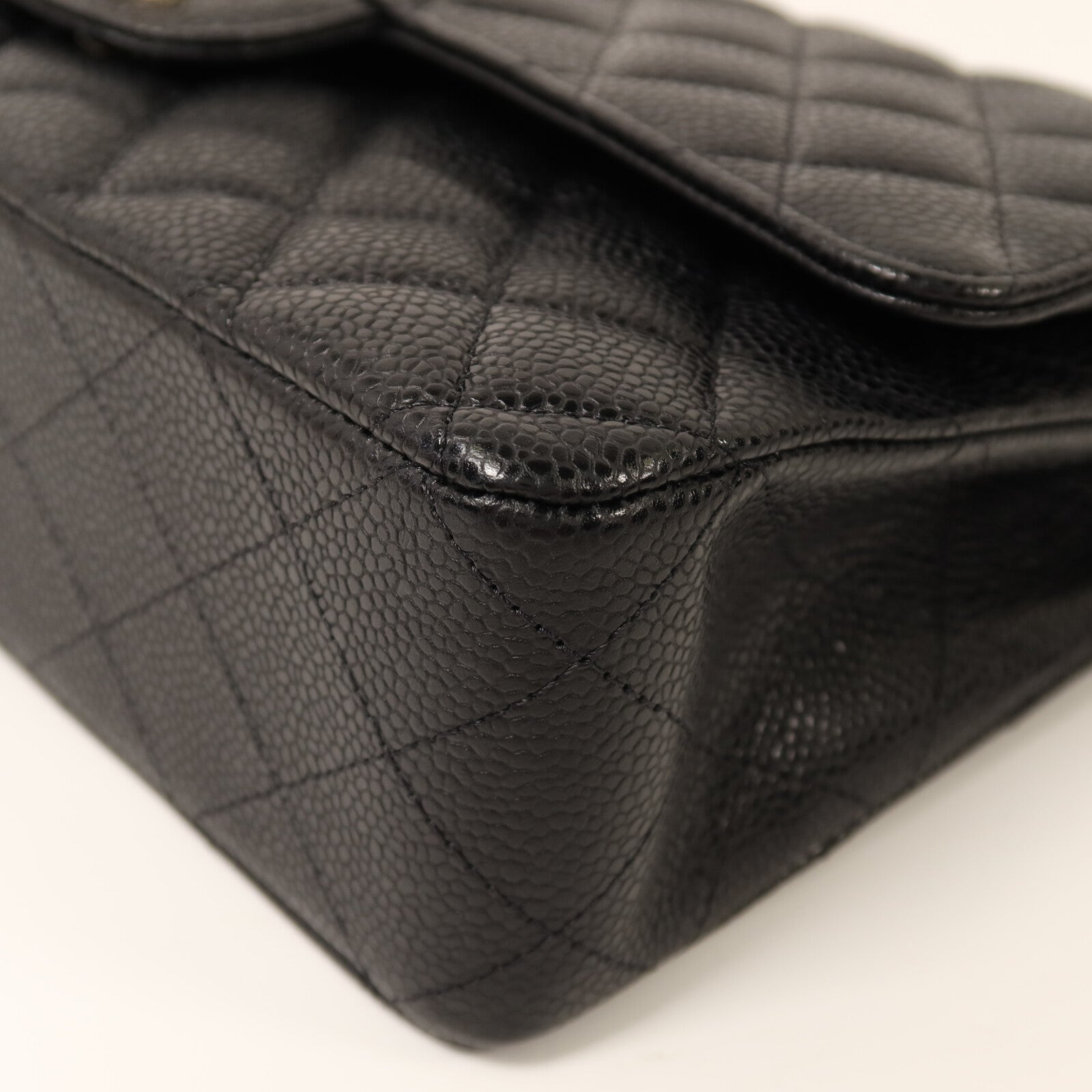 CHANEL 牛皮皮革Classic 25銀扣鏈帶肩背袋