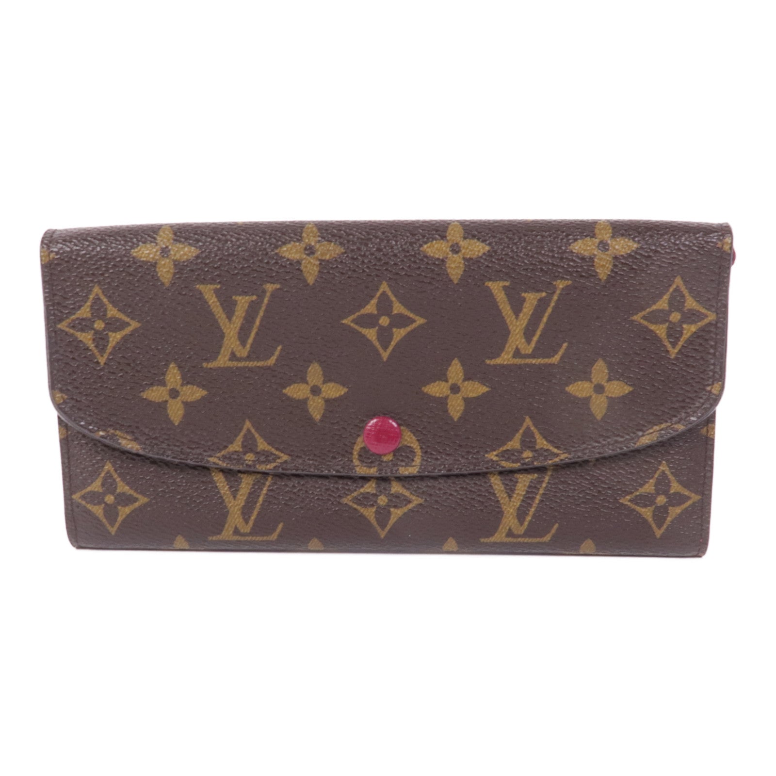 LOUIS VUITTON Monogram Emilie Long Wallet金扣長錢包