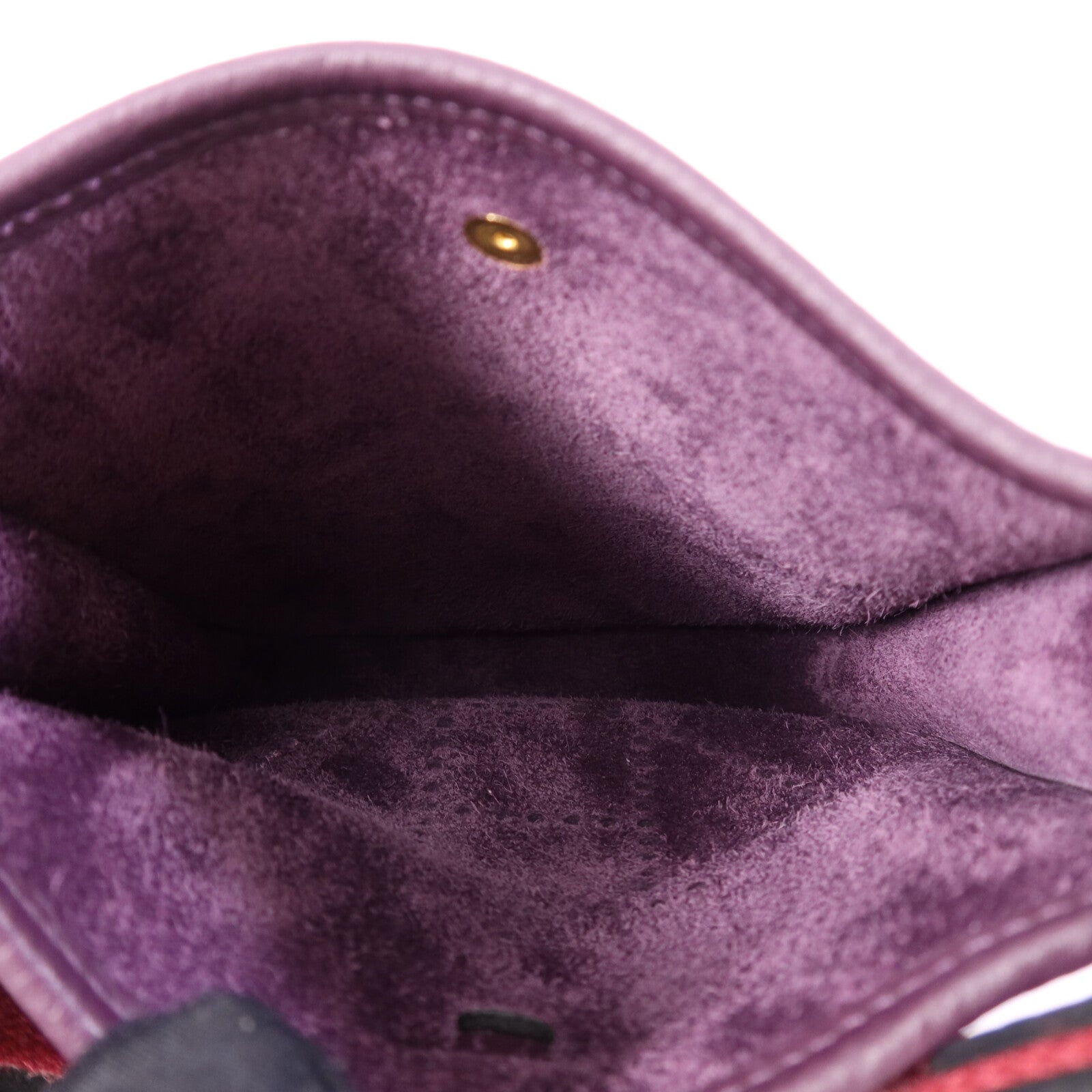 HERMES Clemence皮革Evelyne TPM金扣肩背袋Cassis/Rouge Grenat