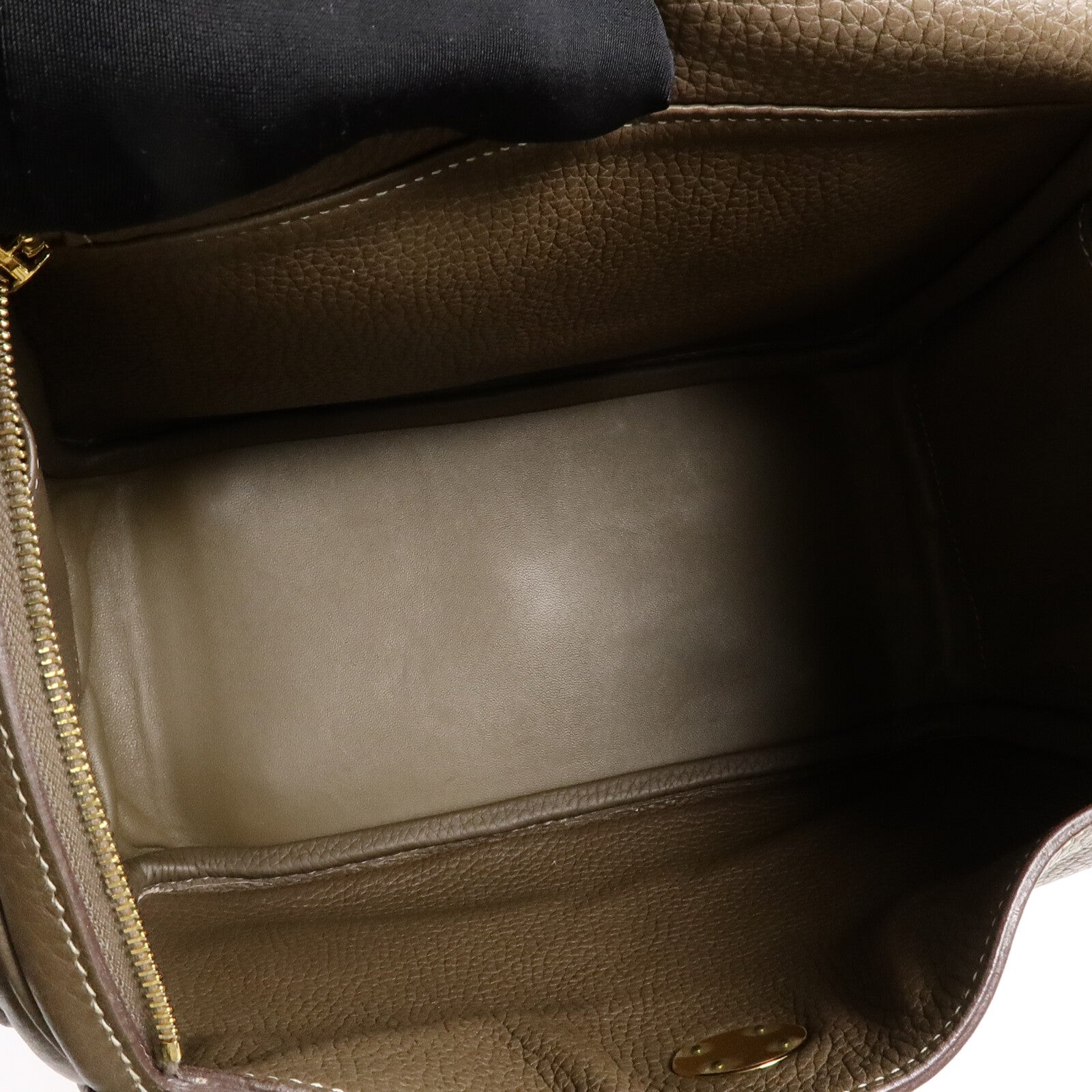 HERMES Clemence皮革Lindy 26手挽肩背兩用袋Etoupe