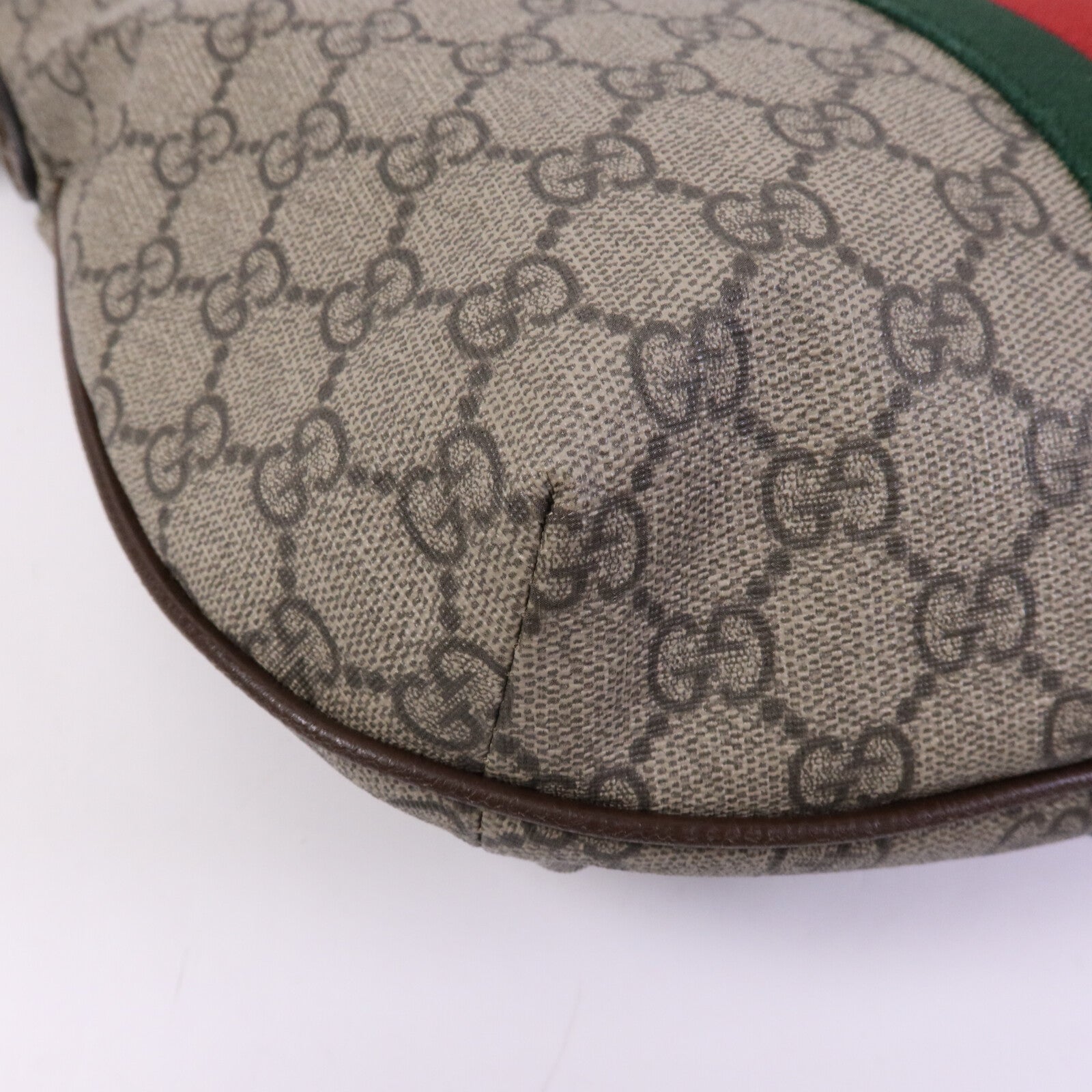 GUCCI 塗層帆布Ophidia金扣肩背袋
