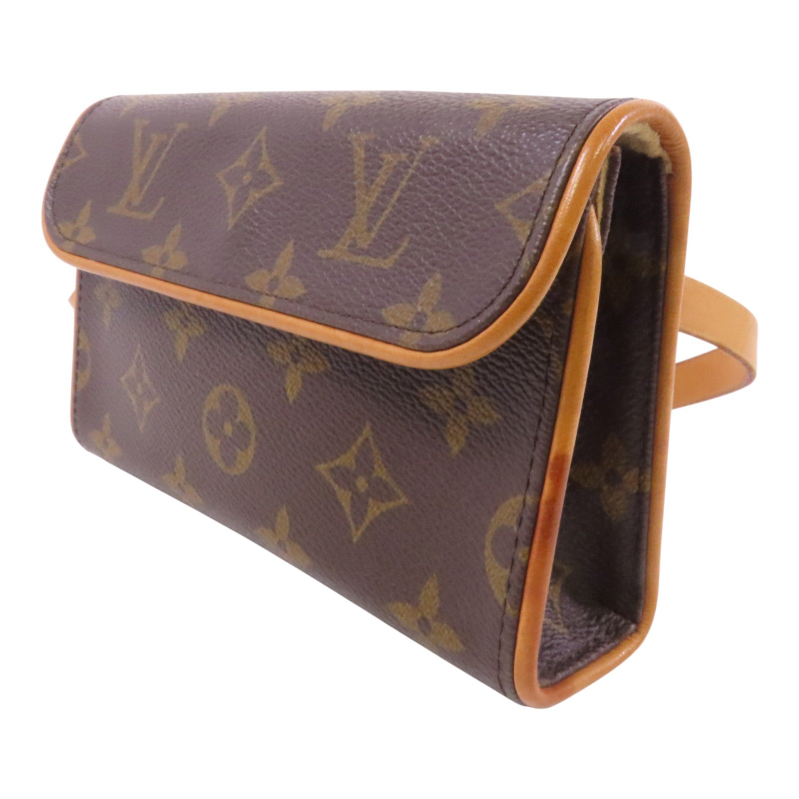 LOUIS VUITTON Monogram Pochette Florentine XS金扣腰包