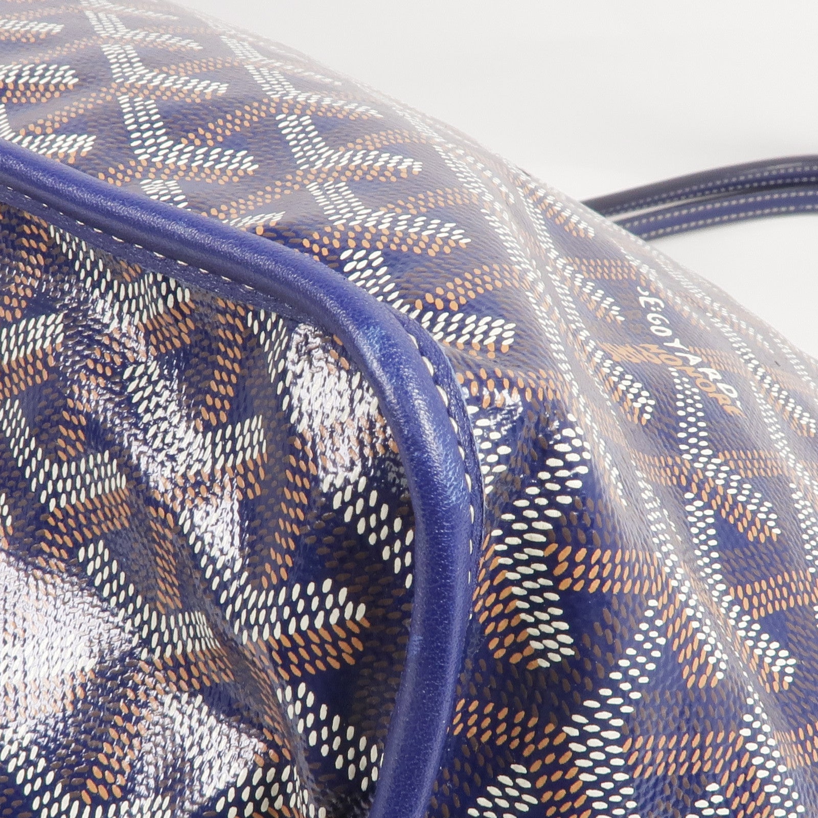 GOYARD 塗層帆布Anjou GM銀扣手挽袋