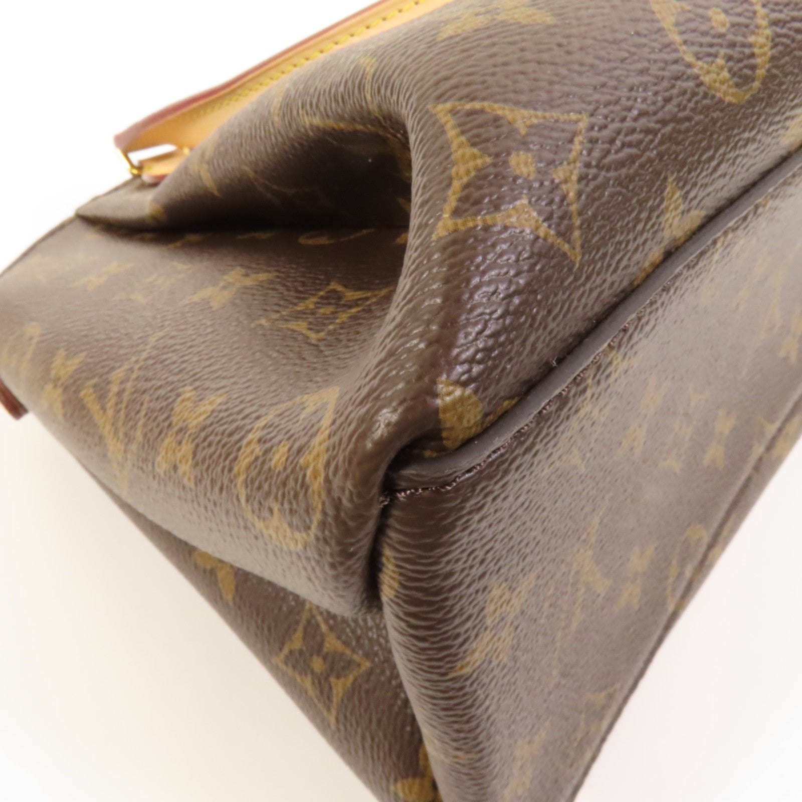 LOUIS VUITTON Monogram Rivoli PM金扣手挽肩背兩用袋棕色