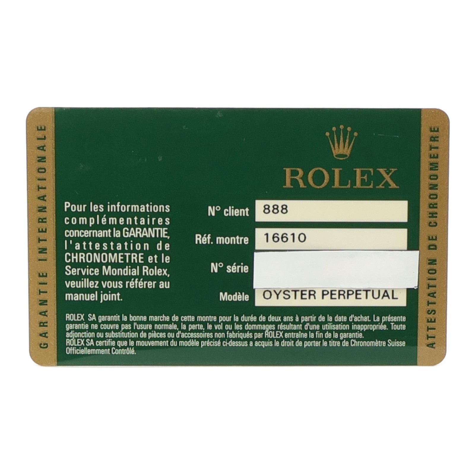 ROLEX Submarinar Date 116610LN