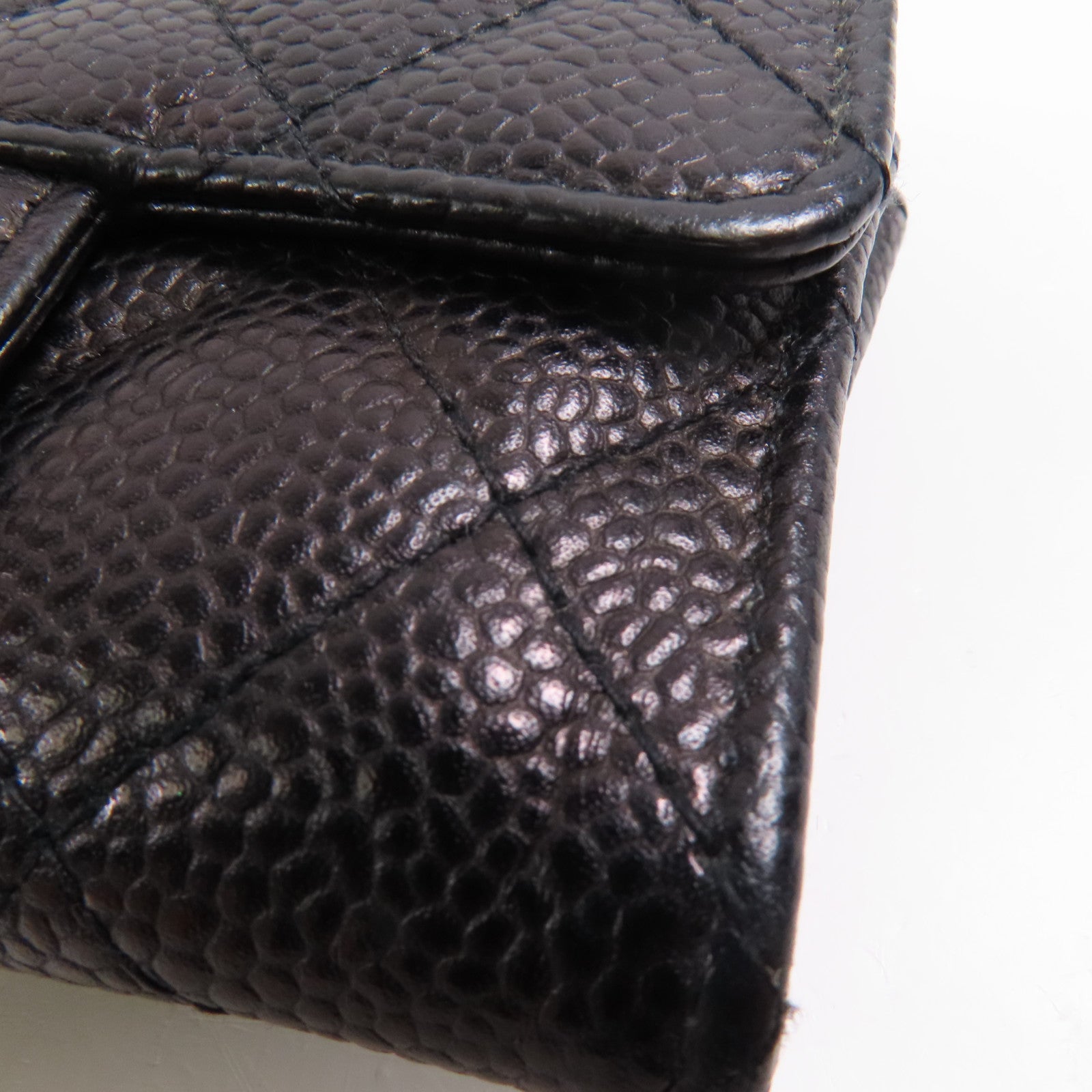 CHANEL 牛皮皮革Card Case金扣卡片套