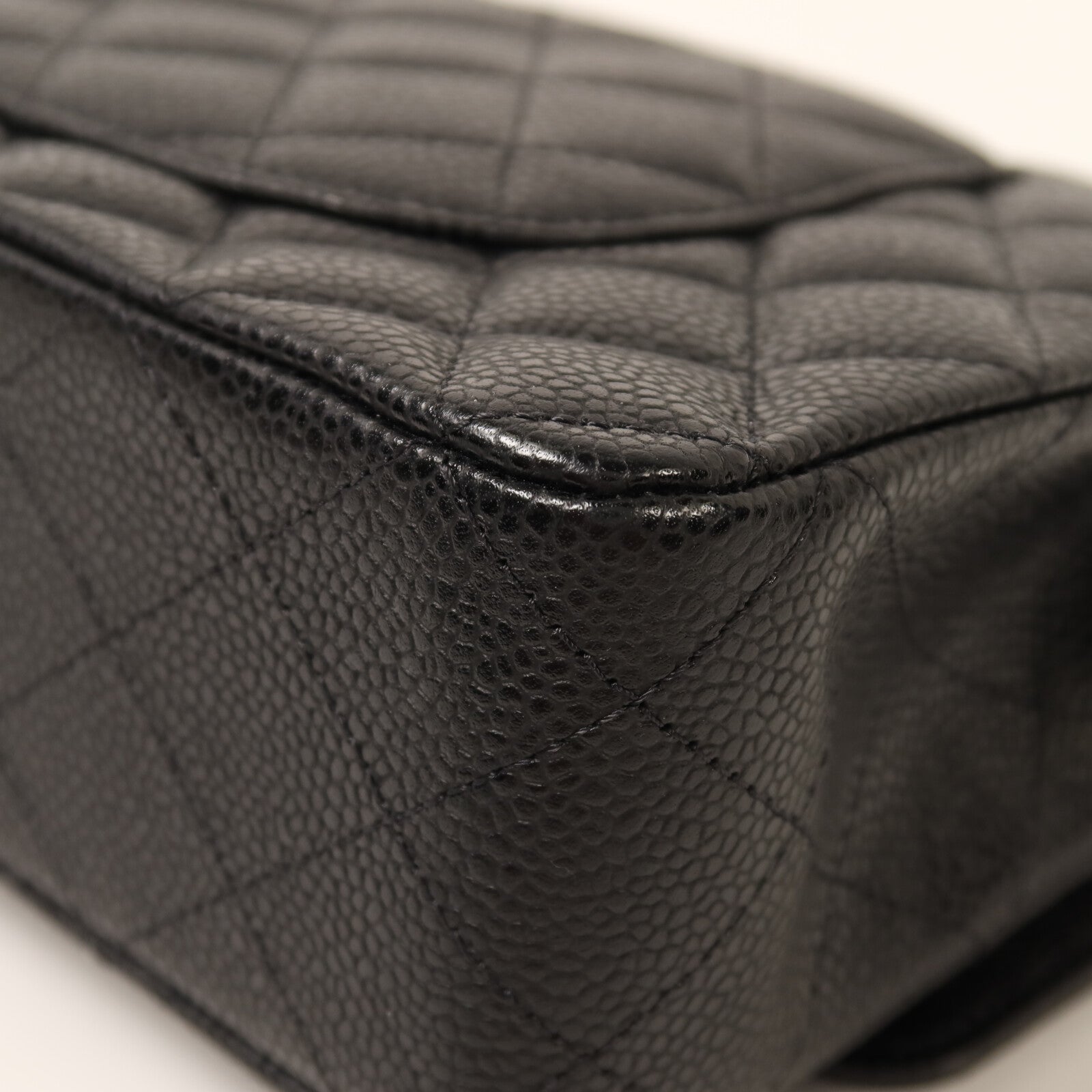 CHANEL 牛皮皮革Classic 25銀扣鏈帶肩背袋