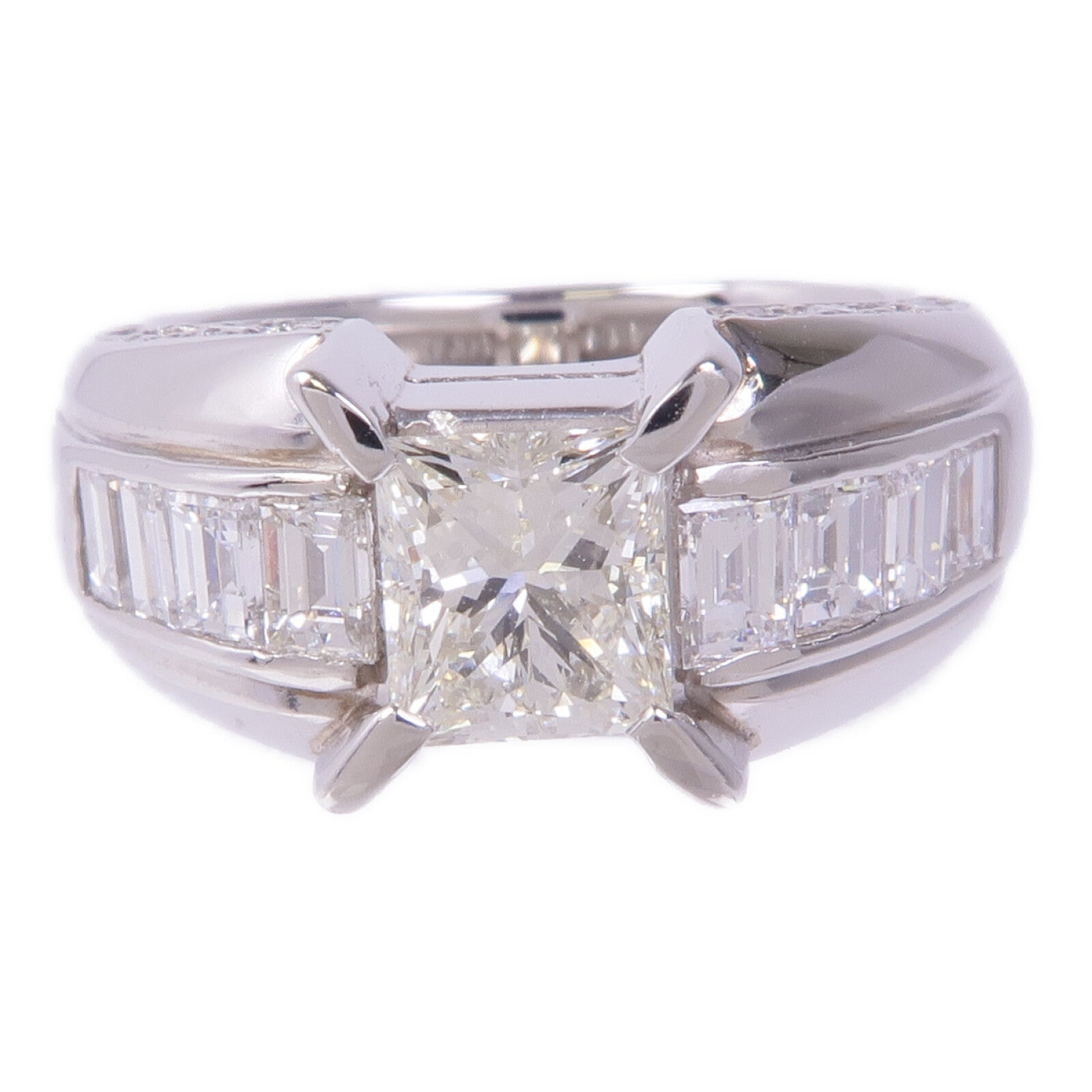 JEWELRY 【激減優惠】PT900鉑金Diamond Ring鑽石戒指US#5.75