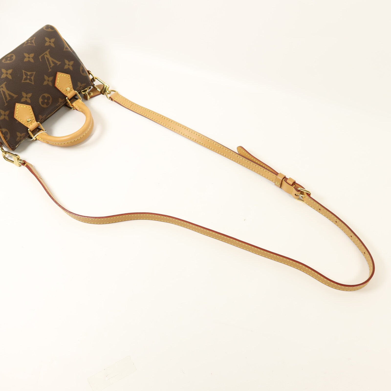 LOUIS VUITTON Monogram Nano Speedy手挽肩背兩用袋