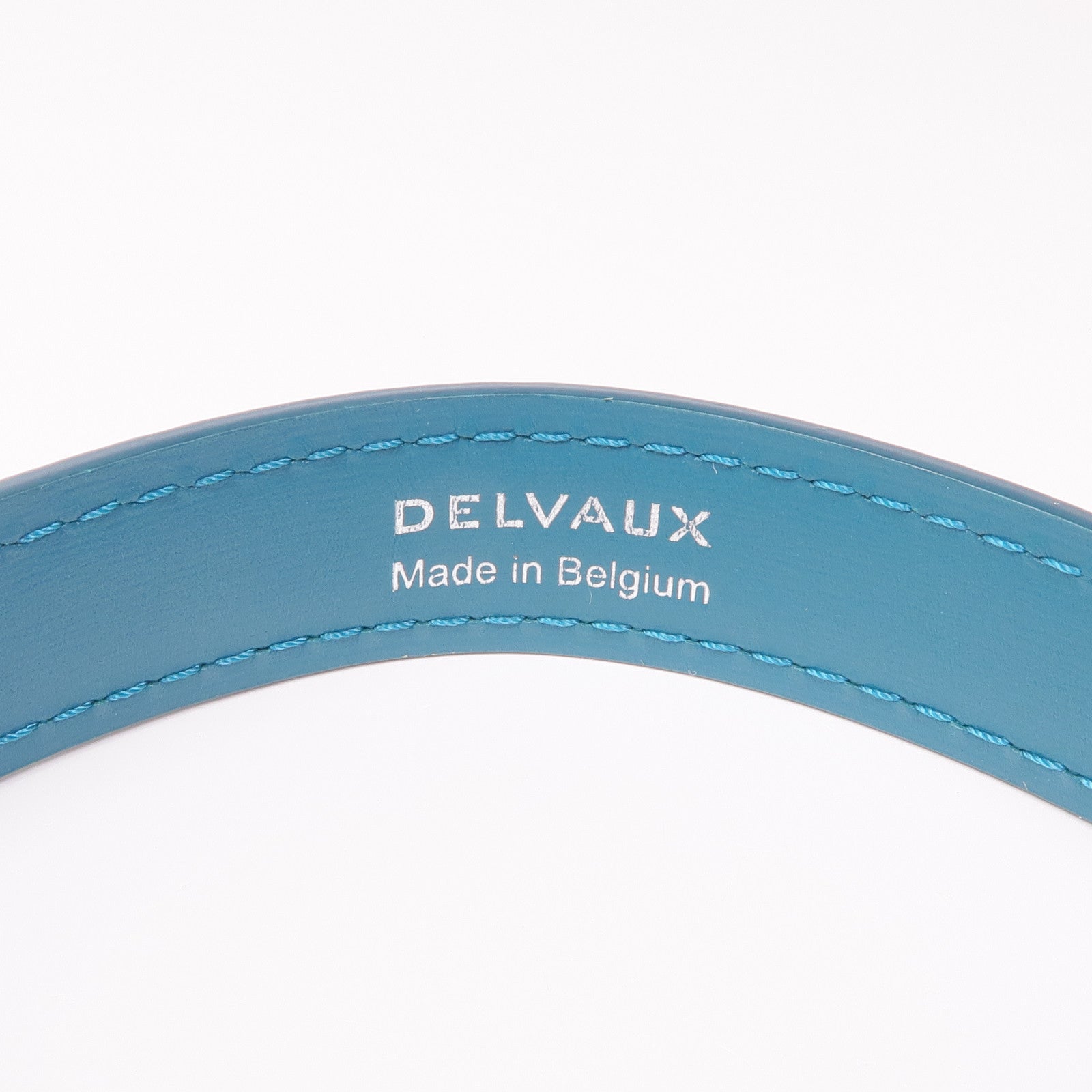 Delvaux 牛皮皮革/金屬Shoulder Strap肩帶