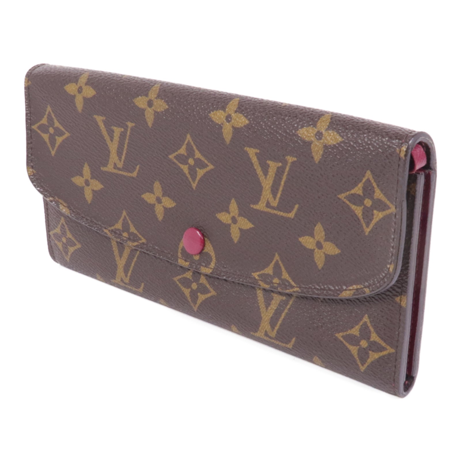 LOUIS VUITTON Monogram Emilie Long Wallet金扣長錢包