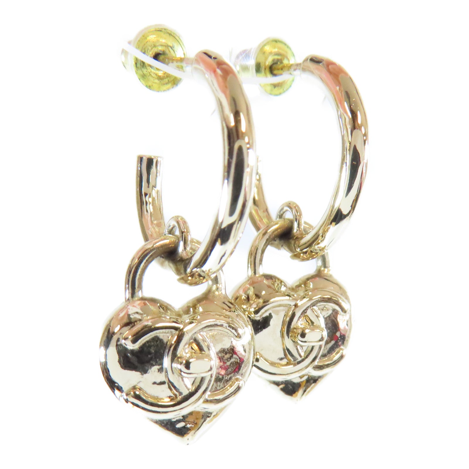 CHANEL 金屬Earrings耳環金色