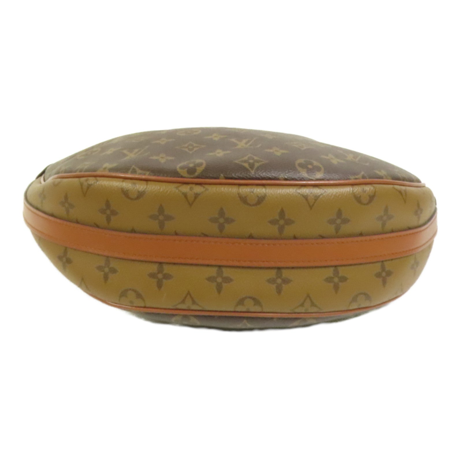 LOUIS VUITTON Monogram Reverse Loop Hobo金扣手挽肩背兩用袋棕色