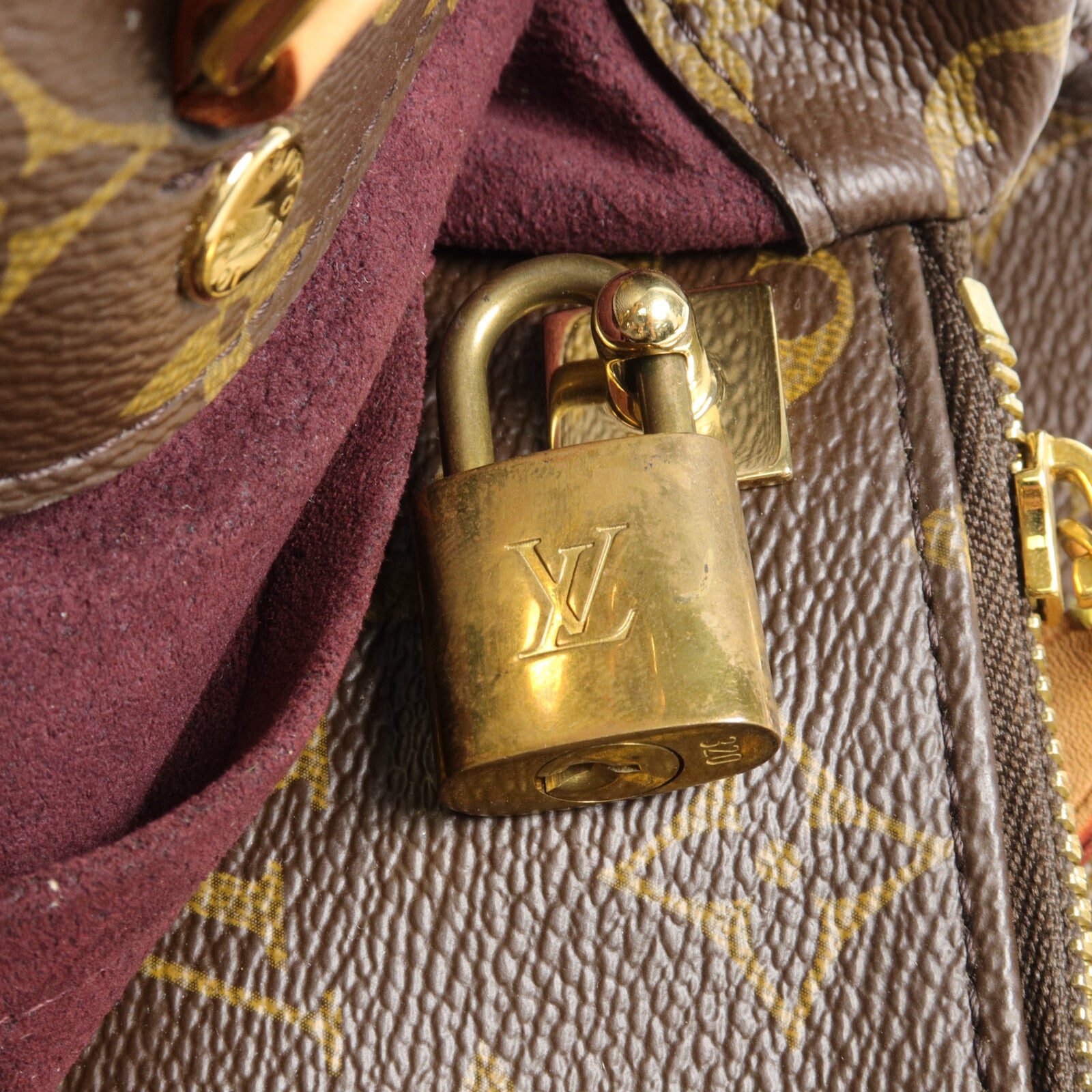 LOUIS VUITTON Monogram Montaigne BB手挽肩背兩用袋