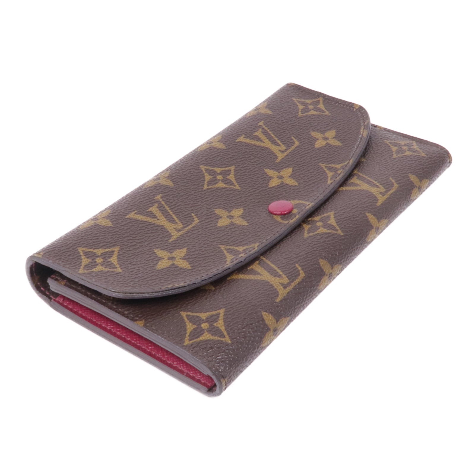 LOUIS VUITTON Monogram Emilie Long Wallet金扣長錢包