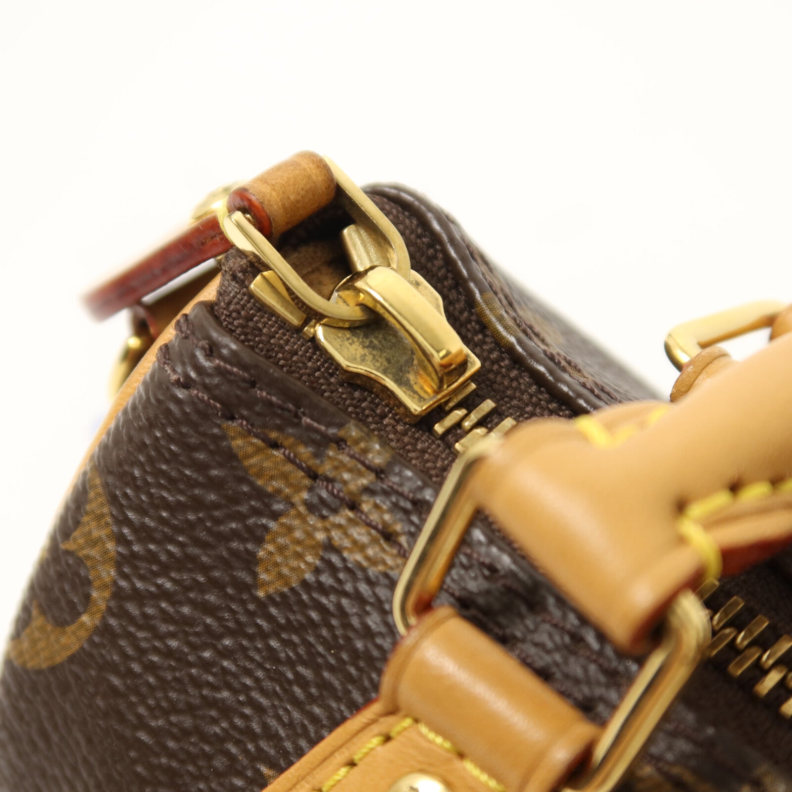 LOUIS VUITTON Monogram Nano Speedy手挽肩背兩用袋
