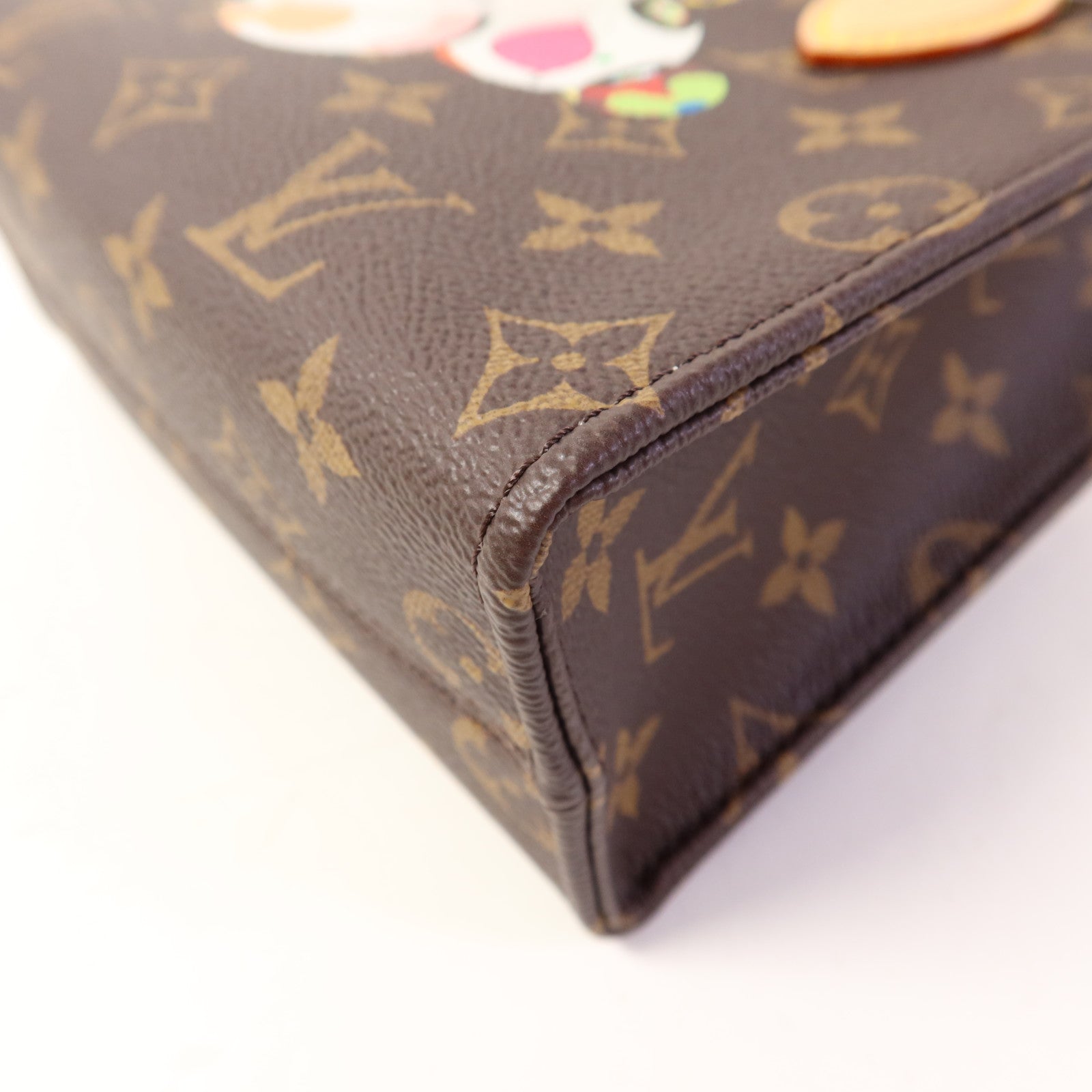LOUIS VUITTON Monogram LV x TM On The Go BB金扣手挽肩背兩用袋