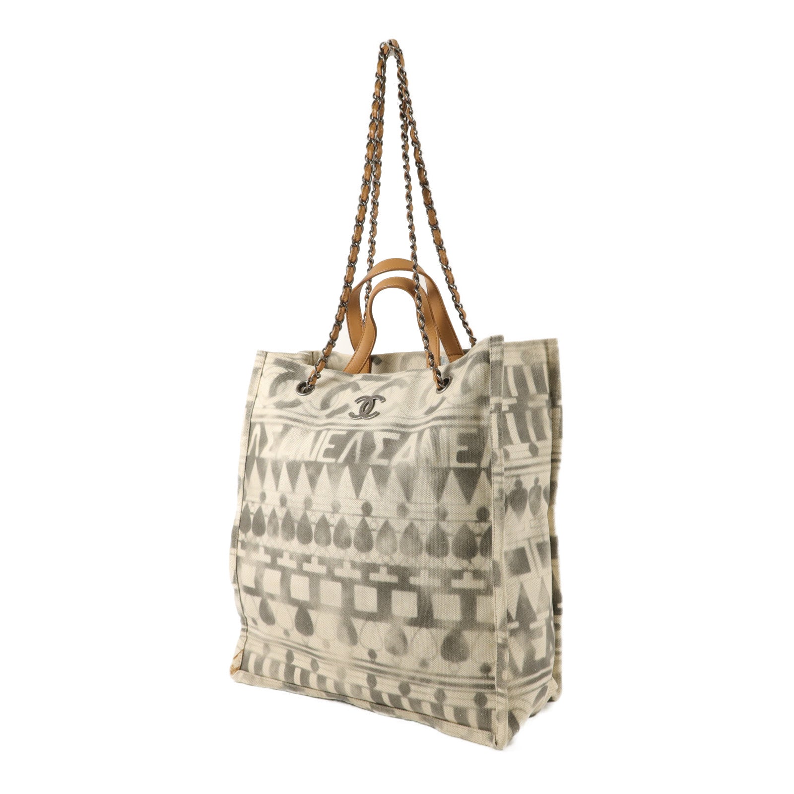 CHANEL 帆布Shoulder Tote Bag手挽肩背兩用袋