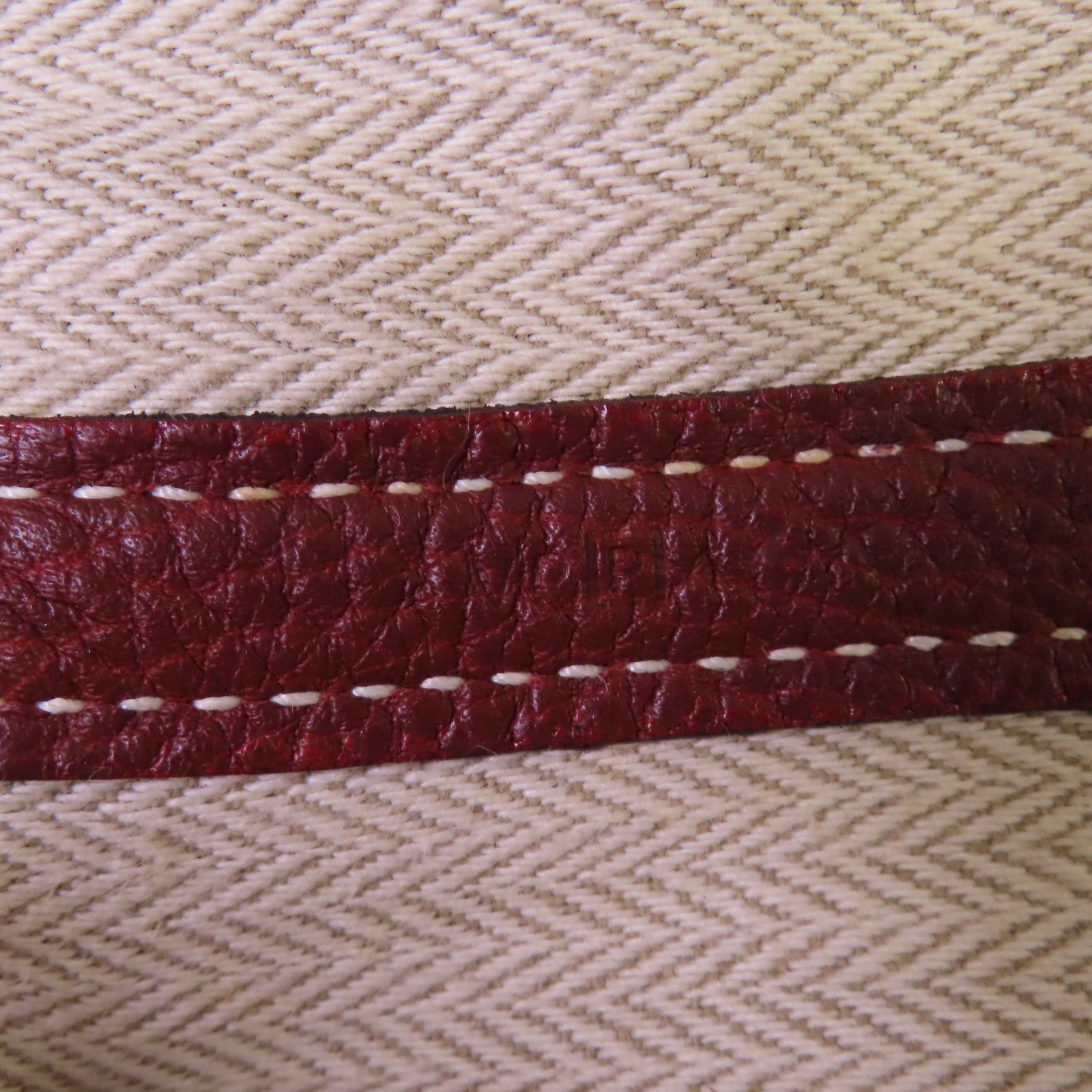 HERMES Negonda皮革Garden Party PM Tote Bag銀扣手挽袋55 Rouge H/愛馬仕紅色