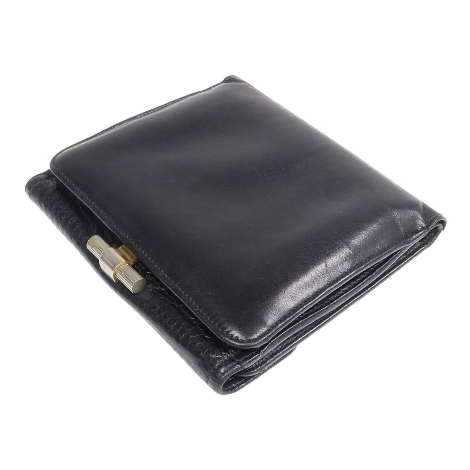 Dior 【激減優惠】羊皮皮革Vintage Wallet金扣錢包