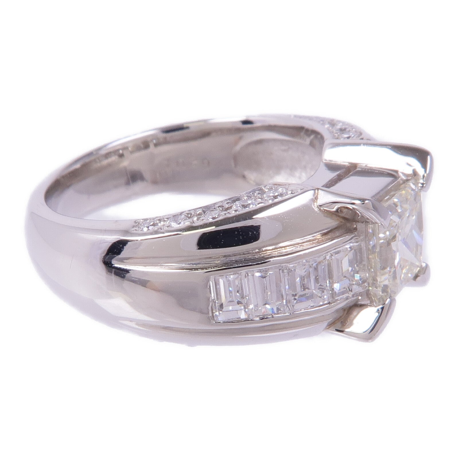 JEWELRY 【激減優惠】PT900鉑金Diamond Ring鑽石戒指US#5.75