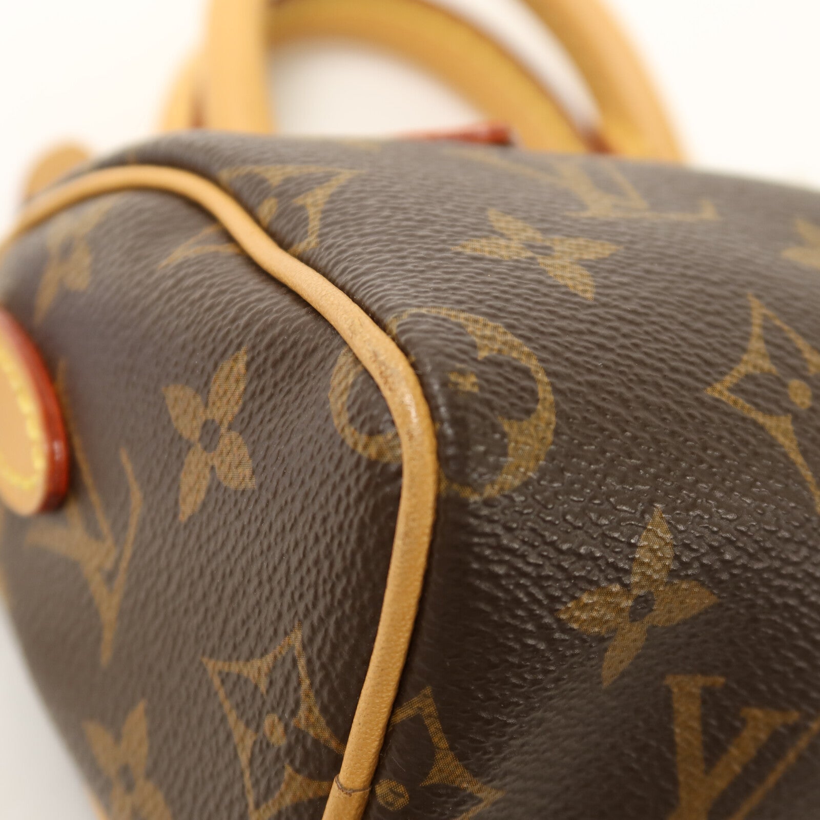 LOUIS VUITTON Monogram Nano Speedy手挽肩背兩用袋