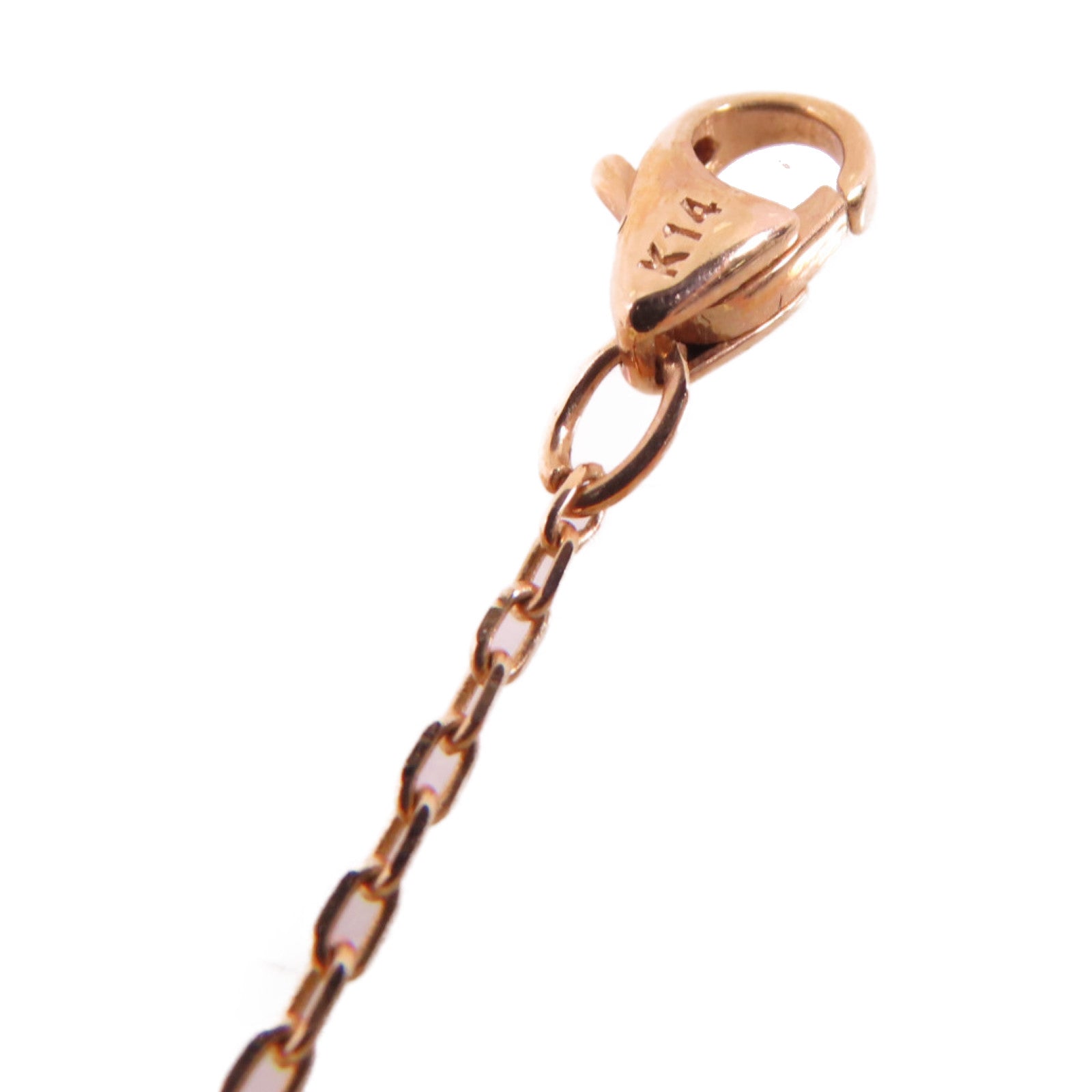 JEWELRY 14K玫瑰金/啡色鑽石Brown Diamond Necklace項鏈