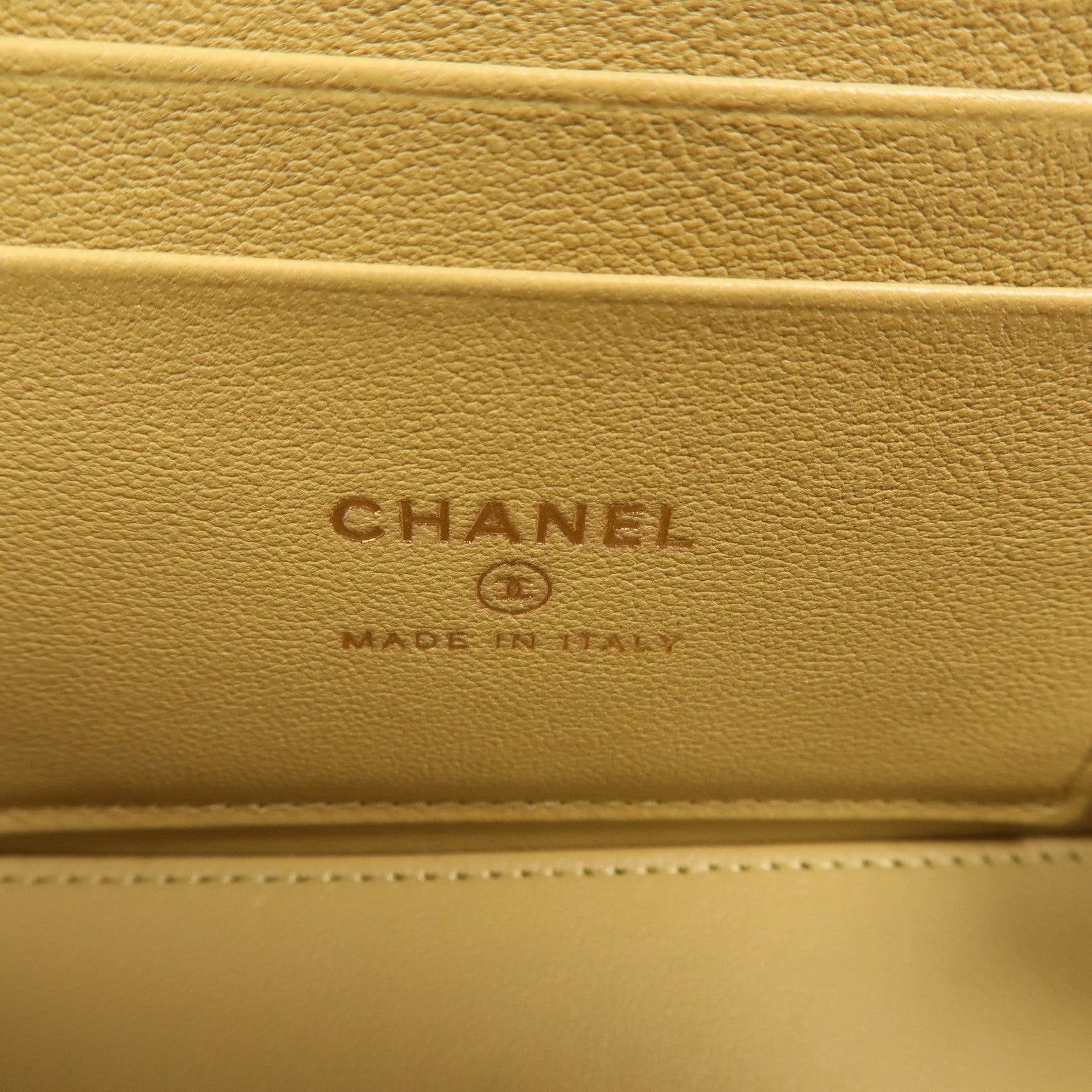 CHANEL 羊皮皮革Vanity Case鏈帶肩背袋
