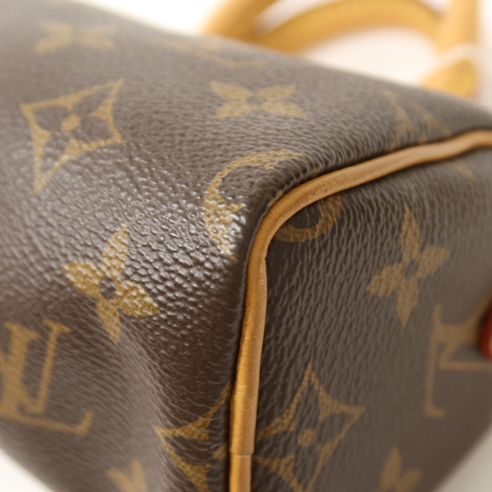 LOUIS VUITTON Monogram Nano Speedy手挽肩背兩用袋
