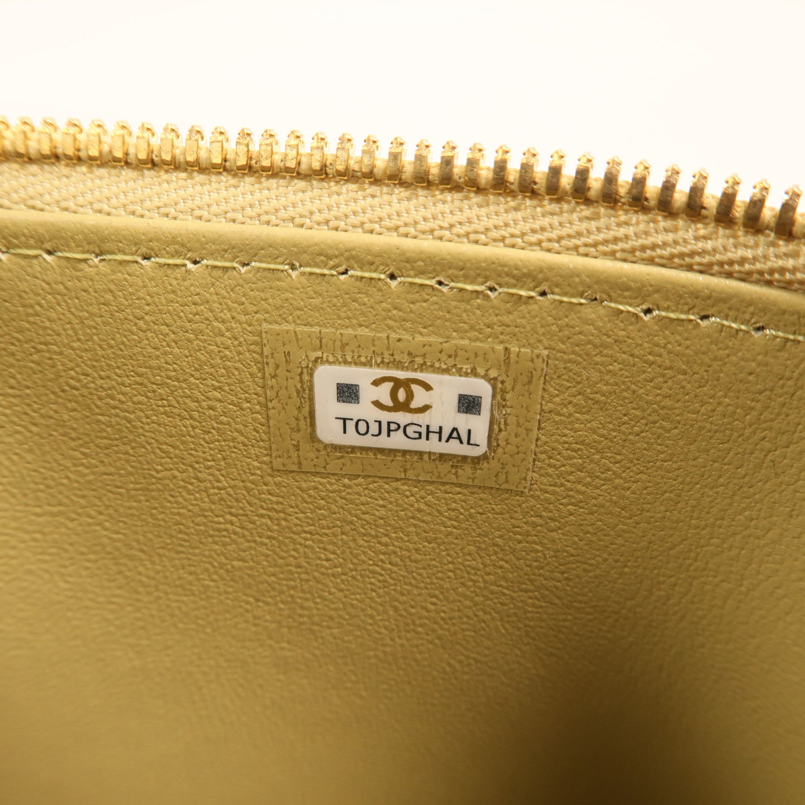 CHANEL 羊皮皮革Vanity Case鏈帶肩背袋