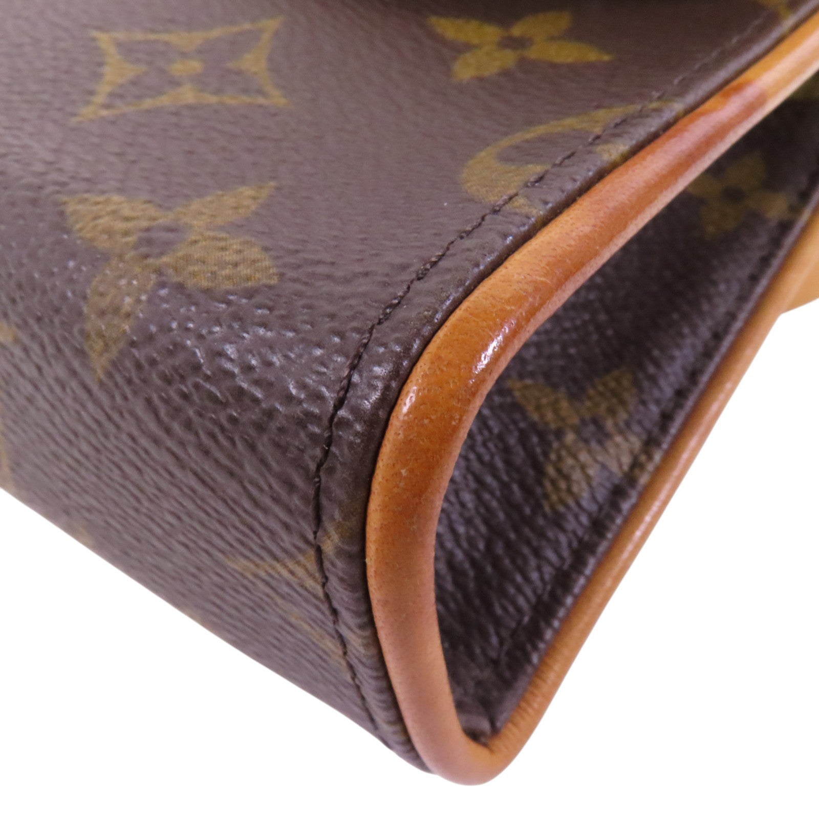 LOUIS VUITTON Monogram Pochette Florentine XS金扣腰包