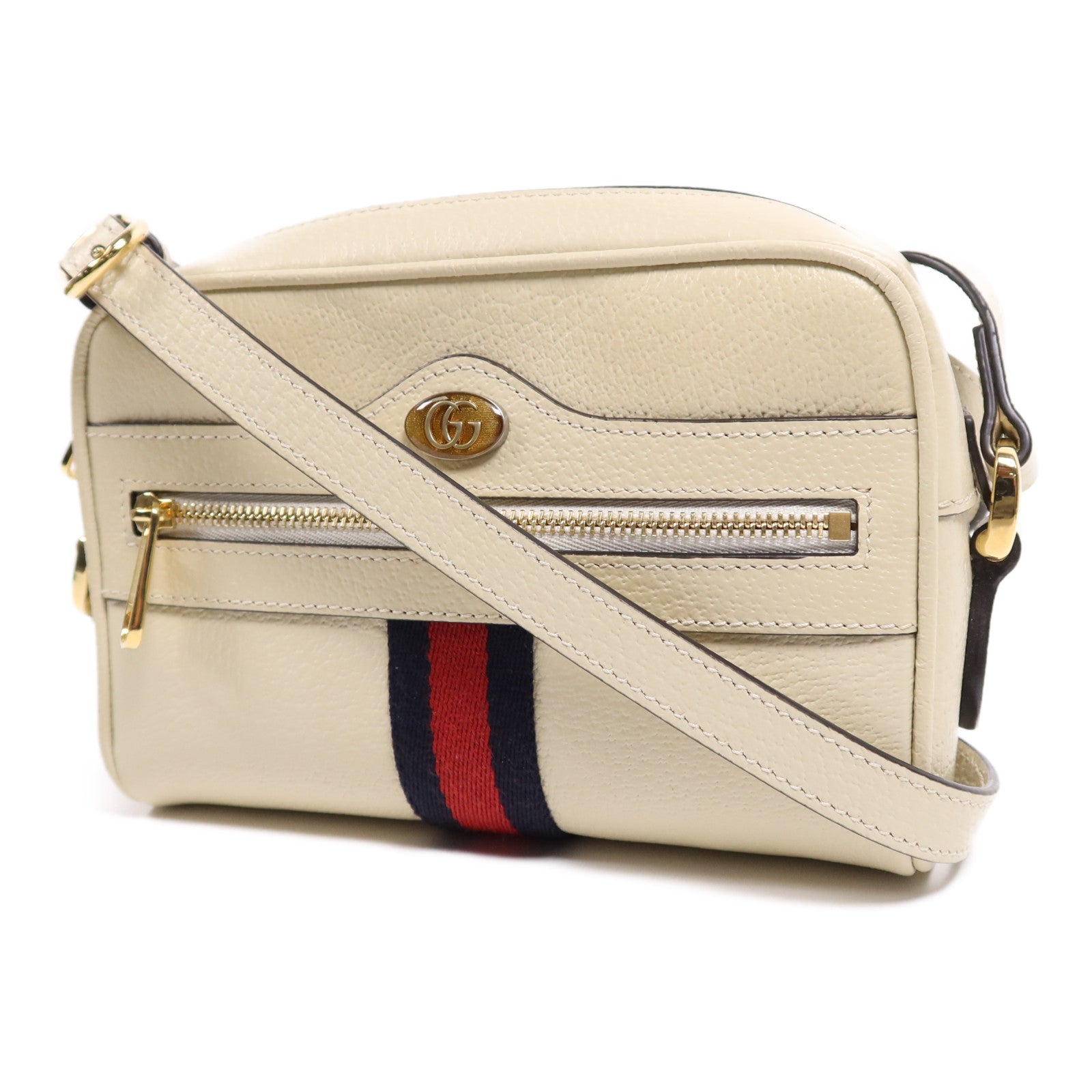 GUCCI 牛皮皮革GG Ophidia金扣肩背袋