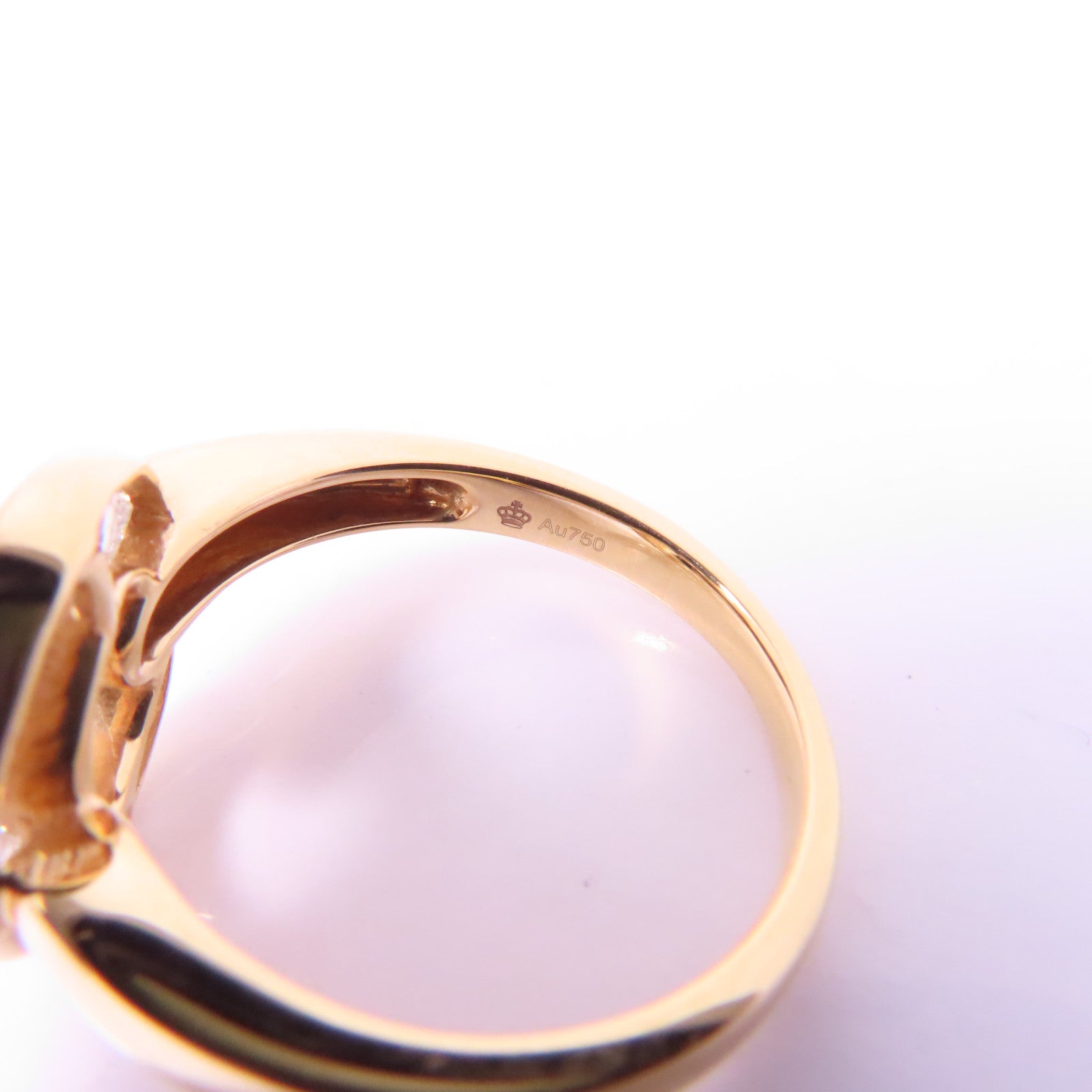 JEWELRY 18K玫瑰金Diamond Ring 0.44ct鑽石戒指US#7