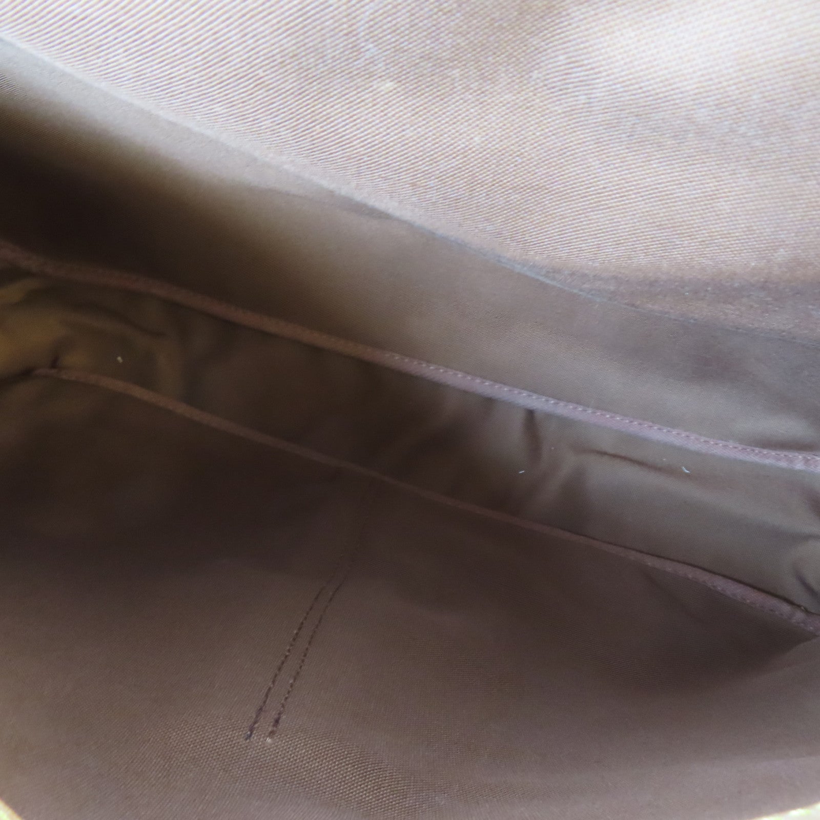 LOUIS VUITTON Monogram Hunting Bag金扣手挽肩背兩用袋啡色