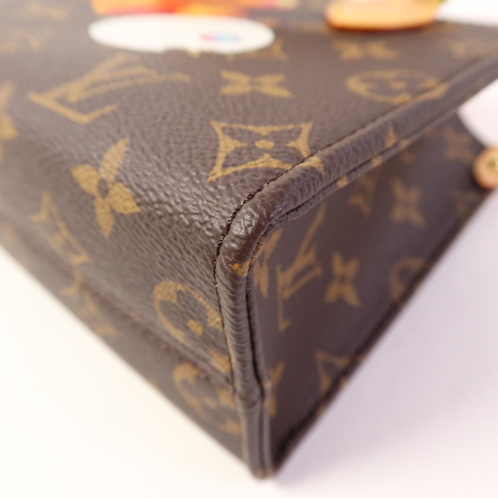 LOUIS VUITTON Monogram LV x TM On The Go BB金扣手挽肩背兩用袋