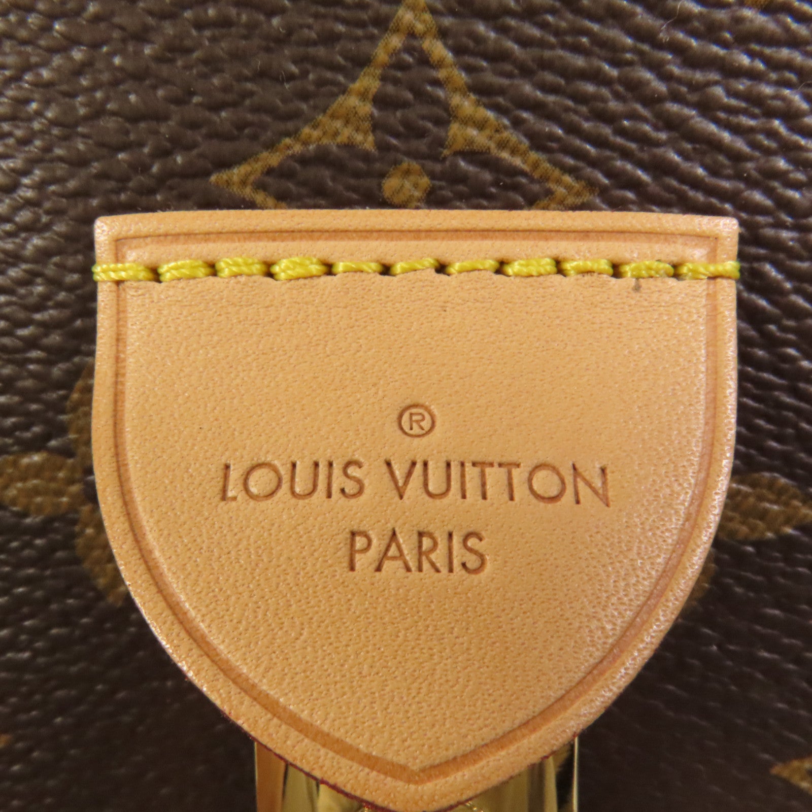 LOUIS VUITTON Monogram Rivoli PM金扣手挽肩背兩用袋棕色