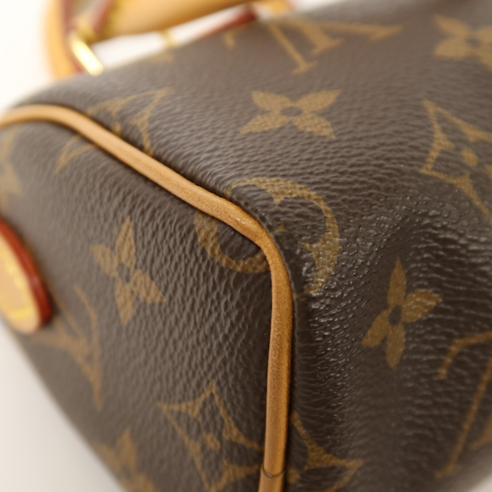 LOUIS VUITTON Monogram Nano Speedy手挽肩背兩用袋